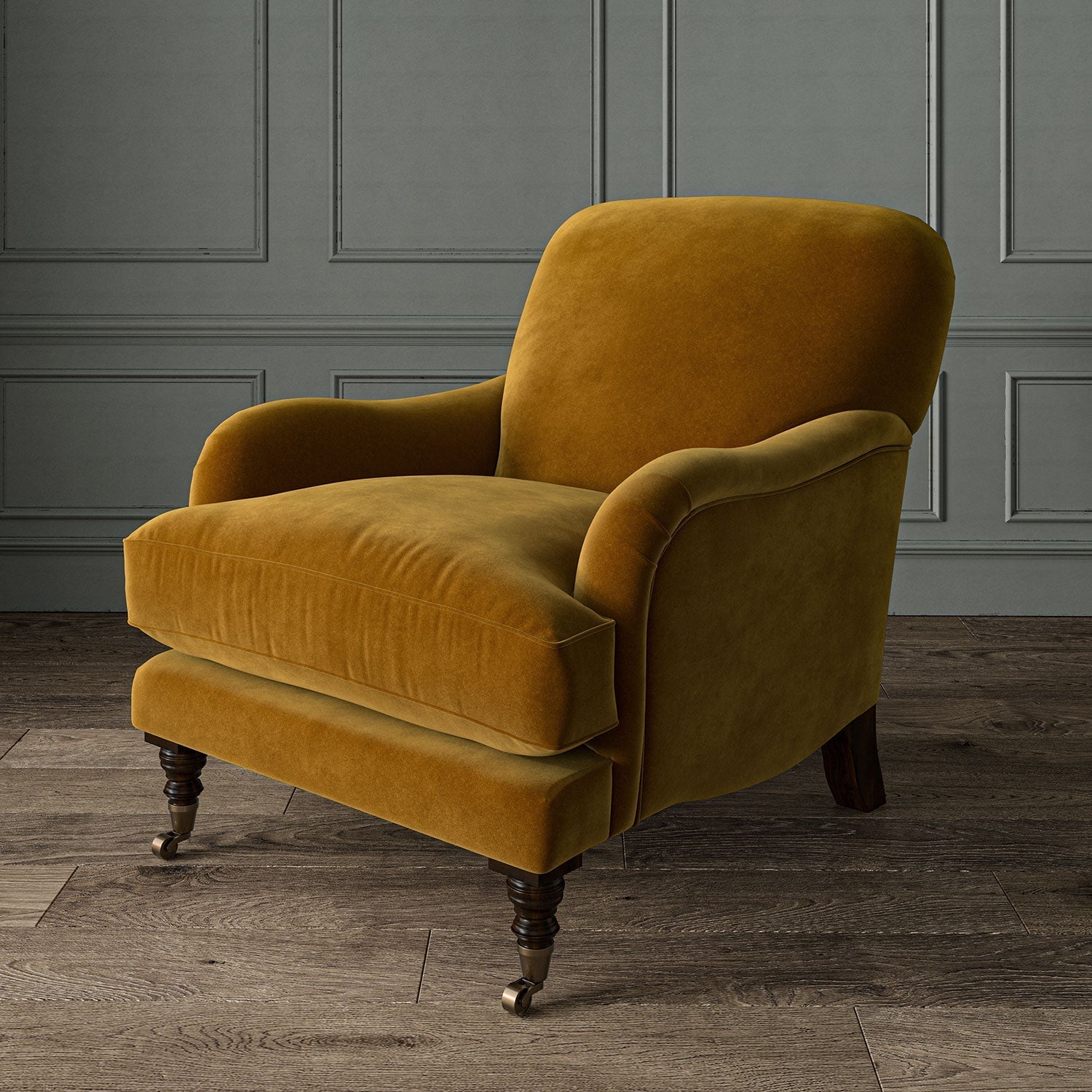 Linwood Omega Cognac CFR Made to Measure Curtains