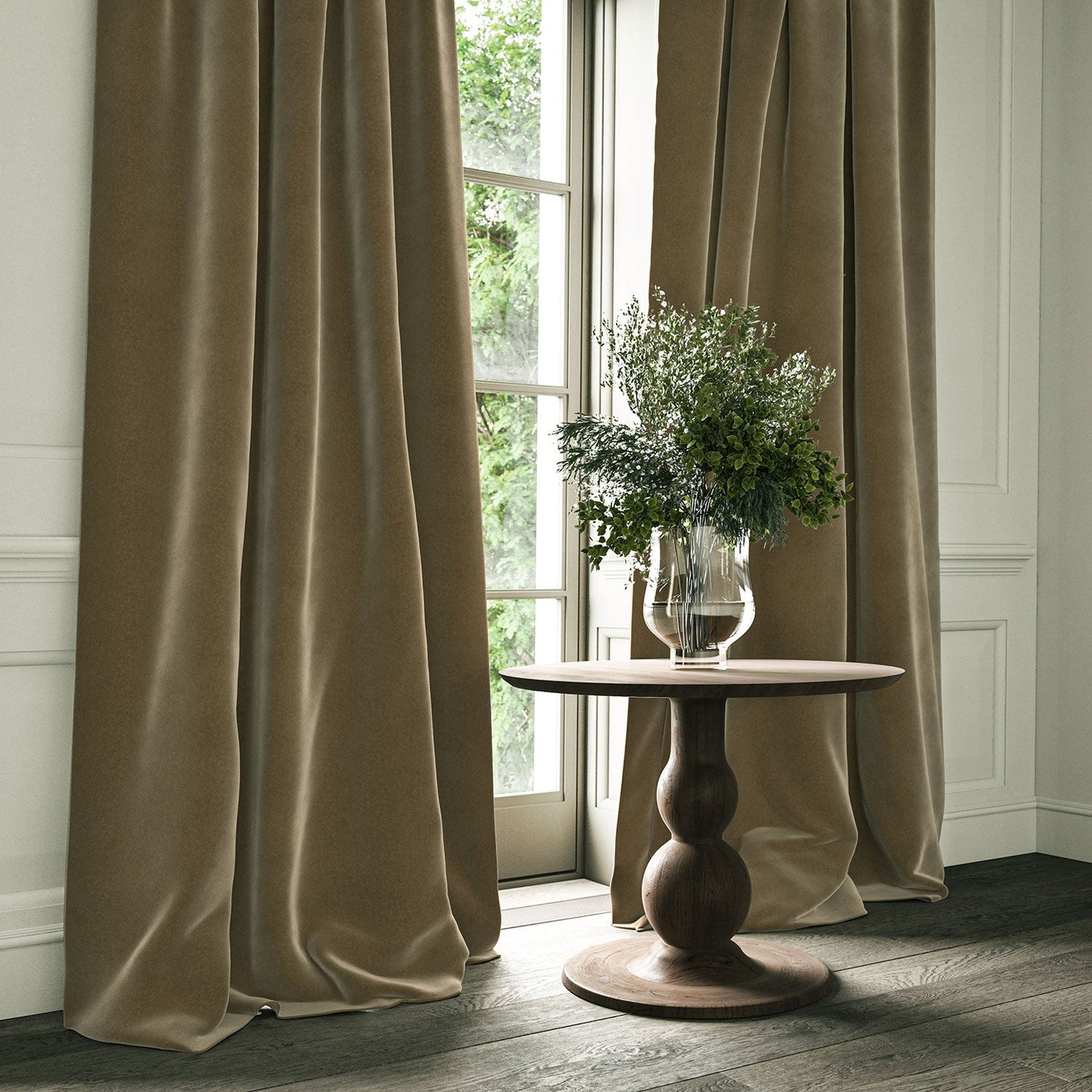 Linwood Omega Fallow CFR Made to Measure Curtains