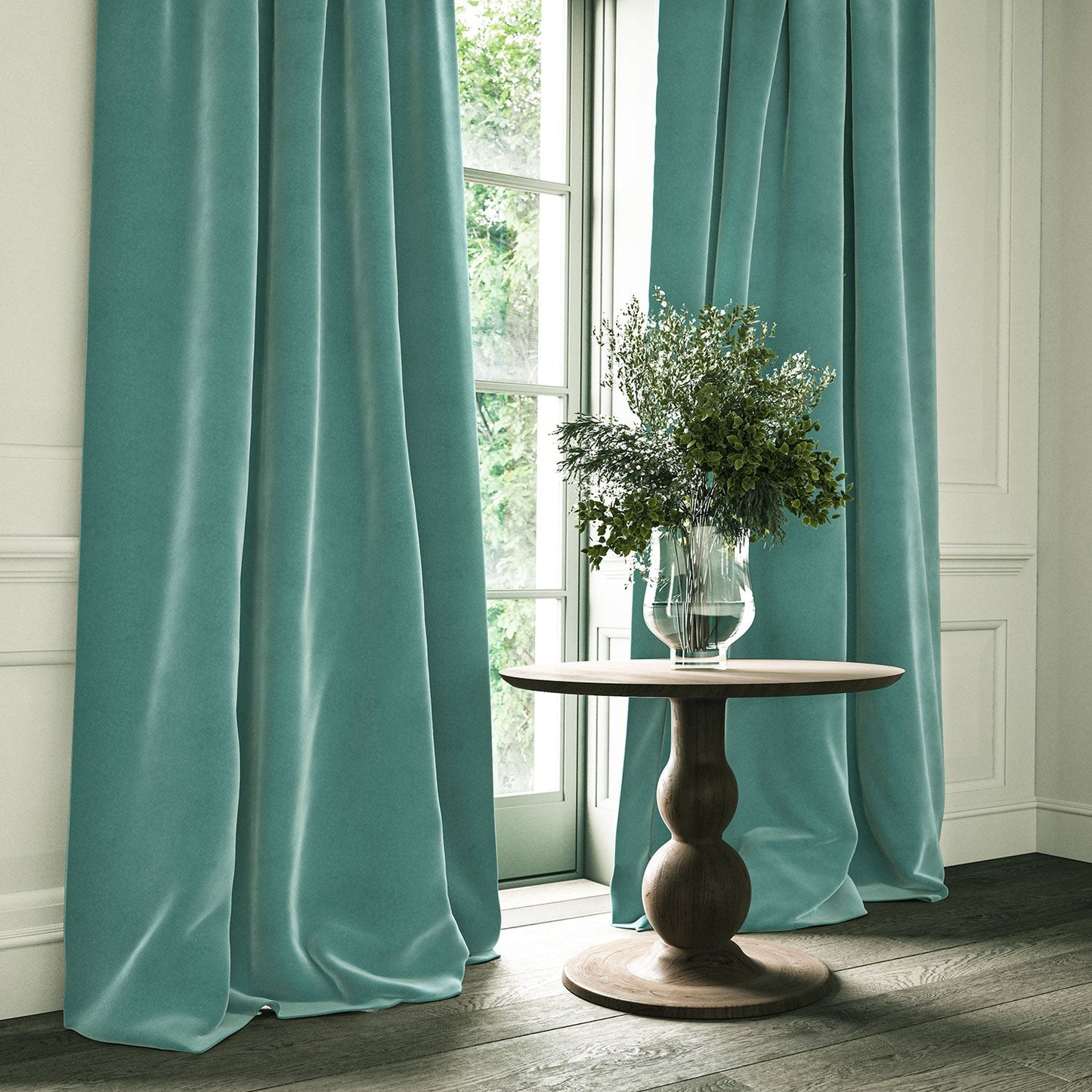 Linwood Omega Fjord CFR Made to Measure Curtains
