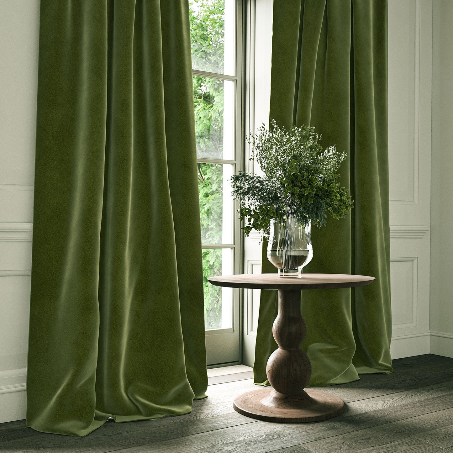 Linwood Omega Juniper CFR Made to Measure Curtains
