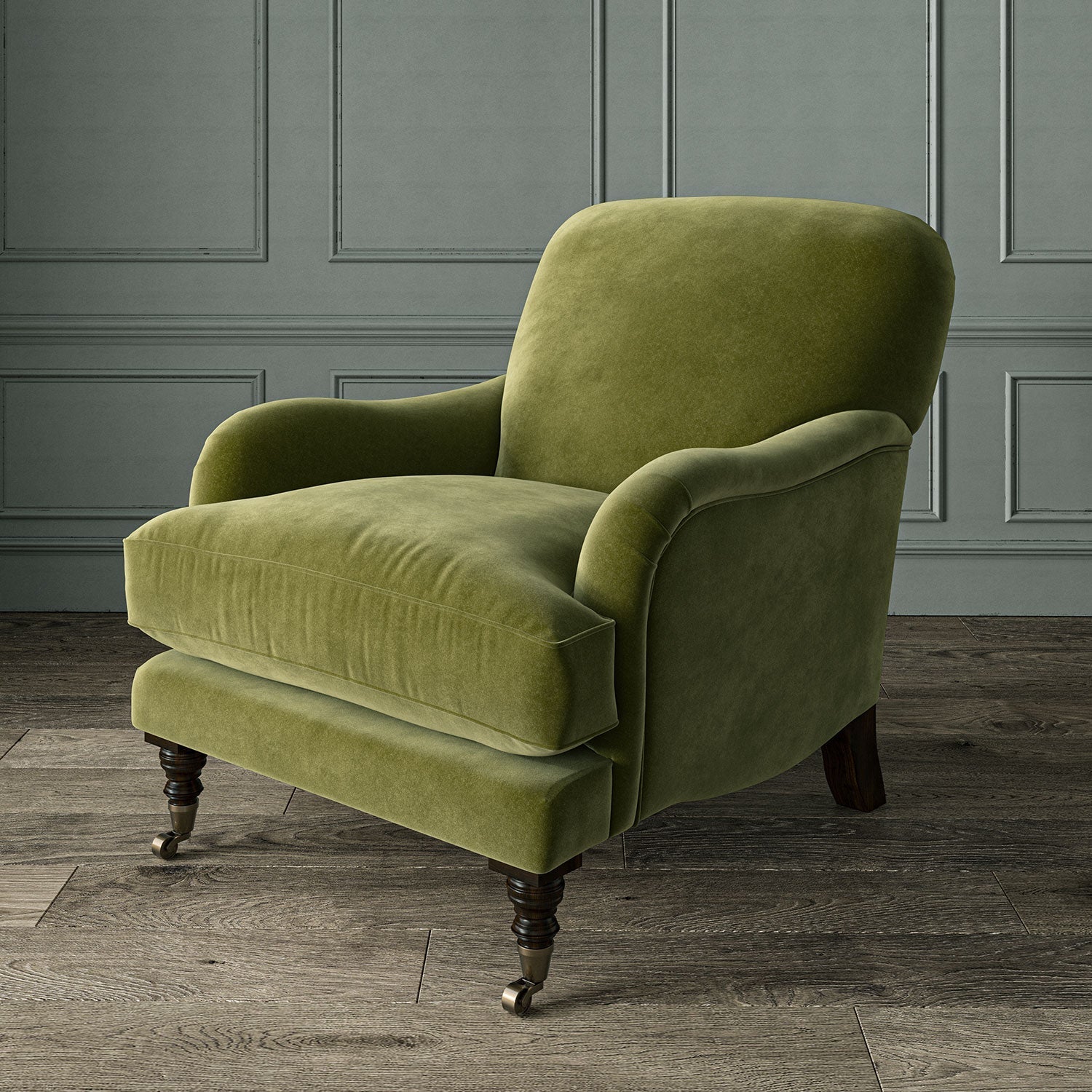 Linwood Omega Lime CFR Made to Measure Curtains