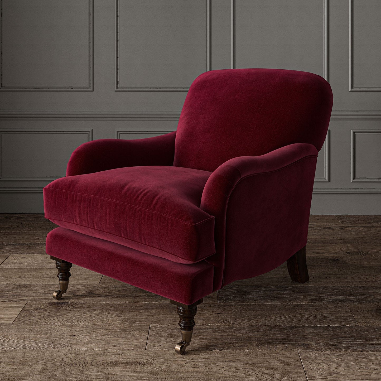 Linwood Omega Mulberry CFR Made to Measure Curtains