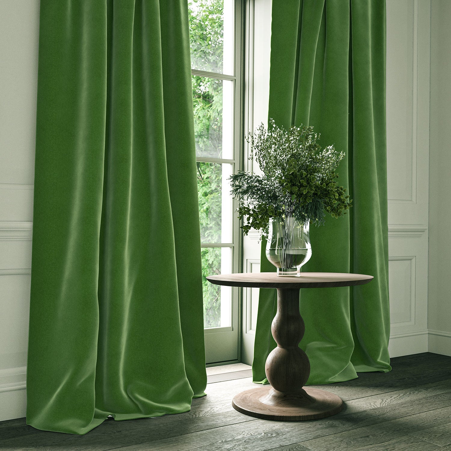 Linwood Omega Parakeet CFR Made to Measure Curtains