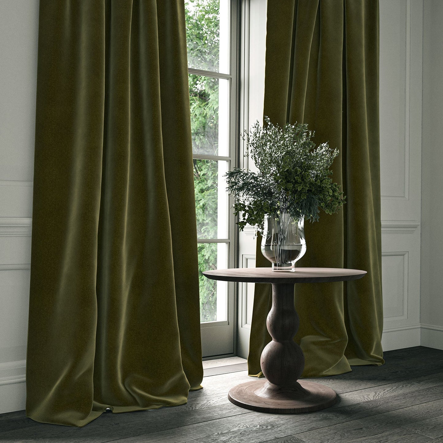 Linwood Omega Peridot CFR Made to Measure Curtains