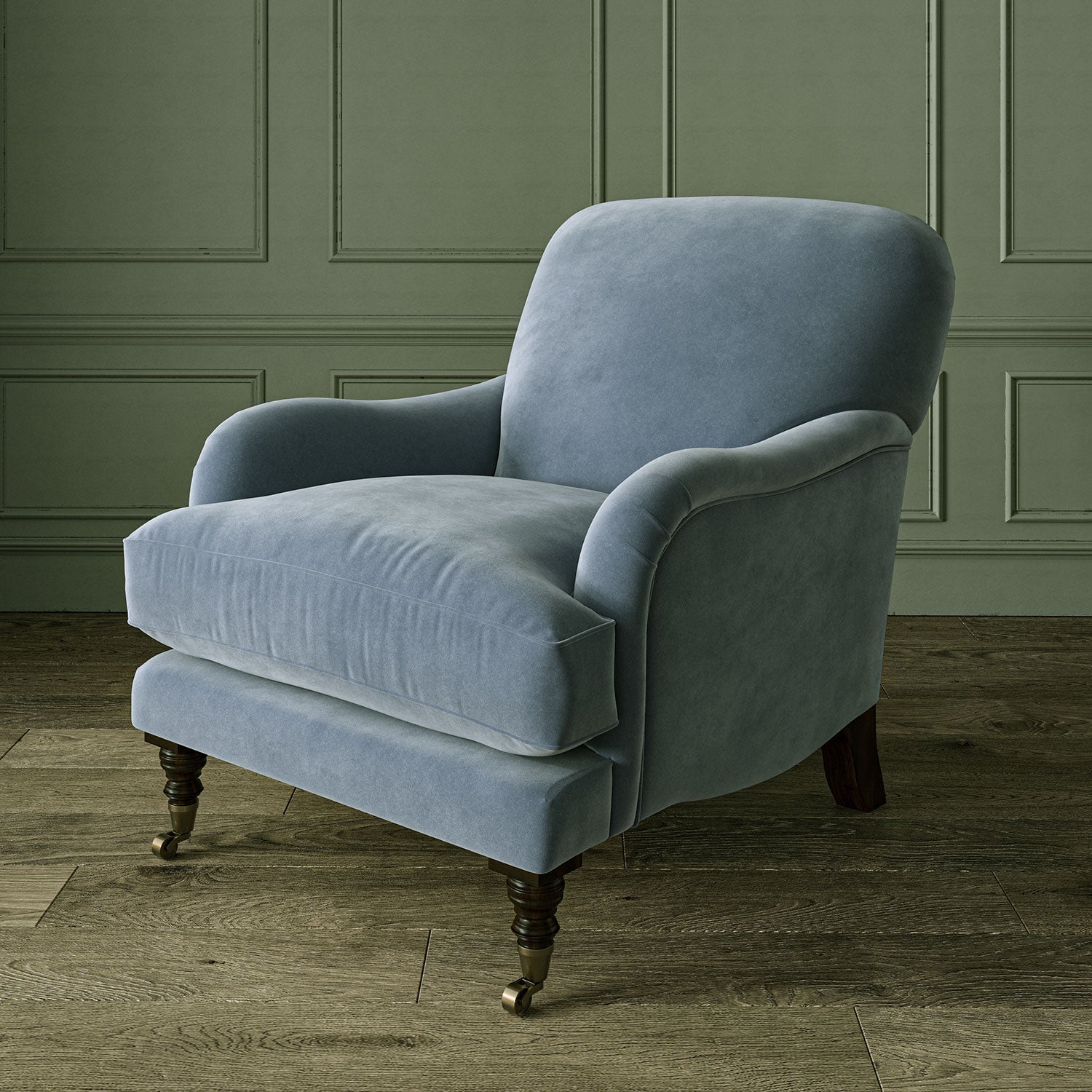 Linwood Omega Periwinkle CFR Made to Measure Curtains