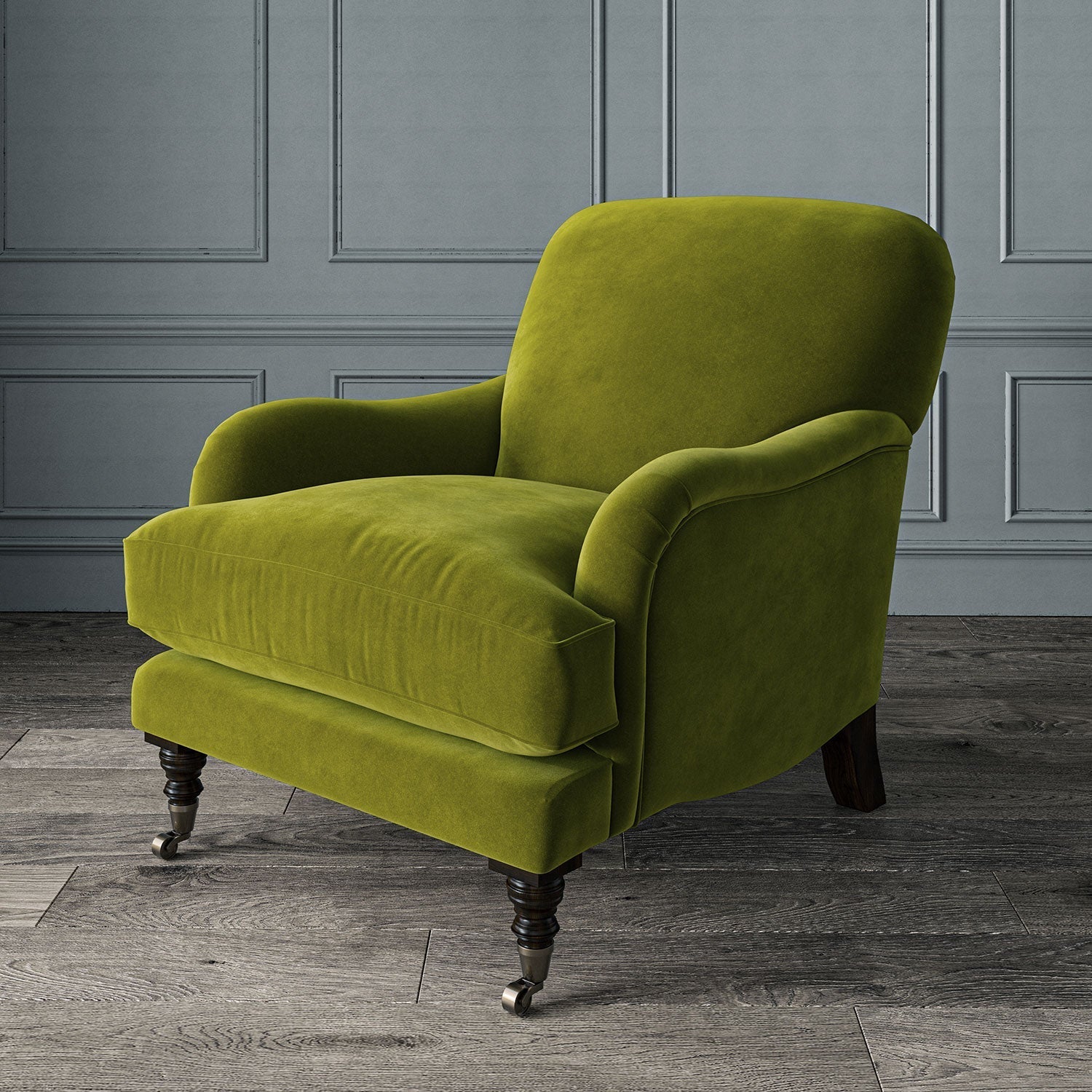 Linwood Omega Pistachio CFR Made to Measure Curtains