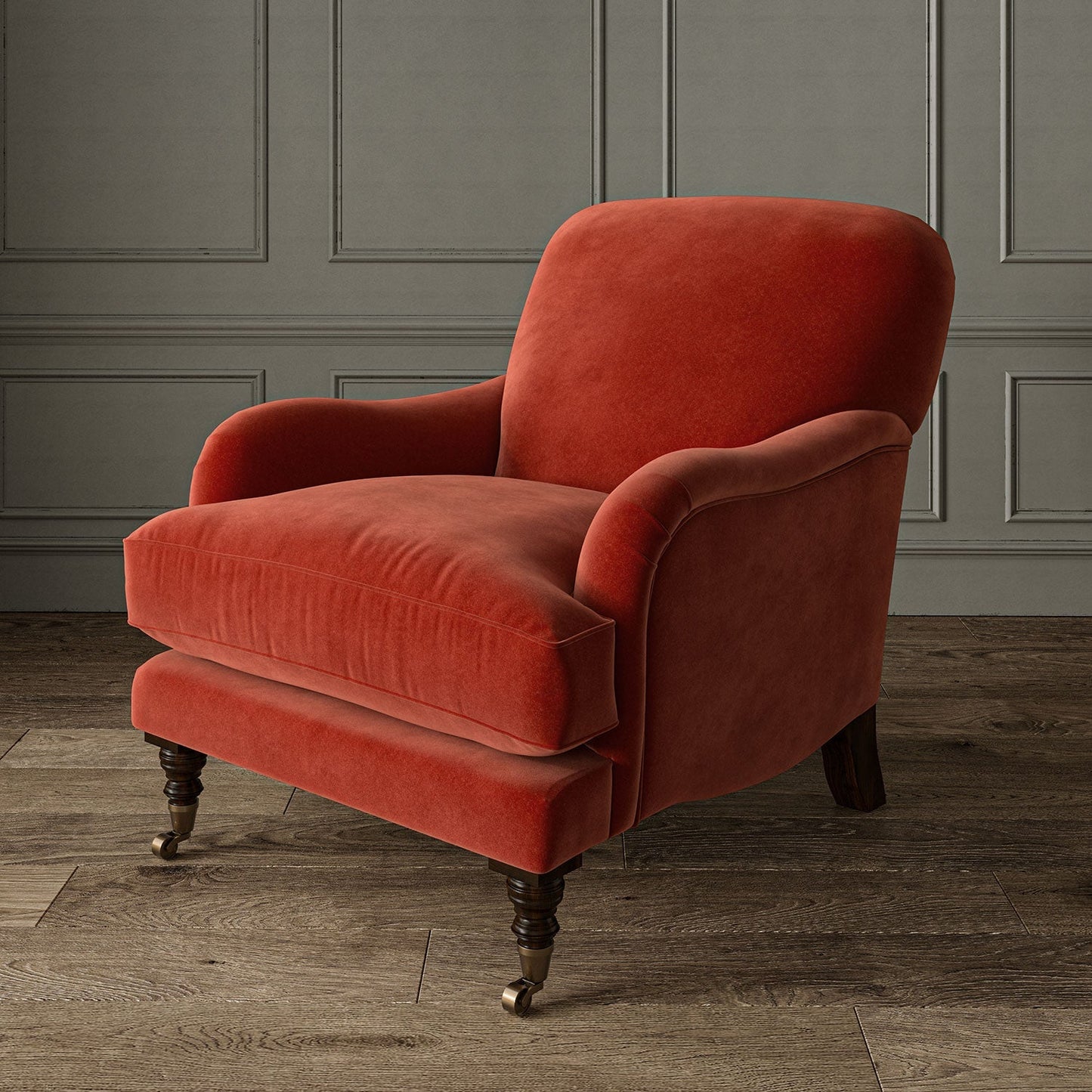 Linwood Omega Pomegranate CFR Made to Measure Curtains