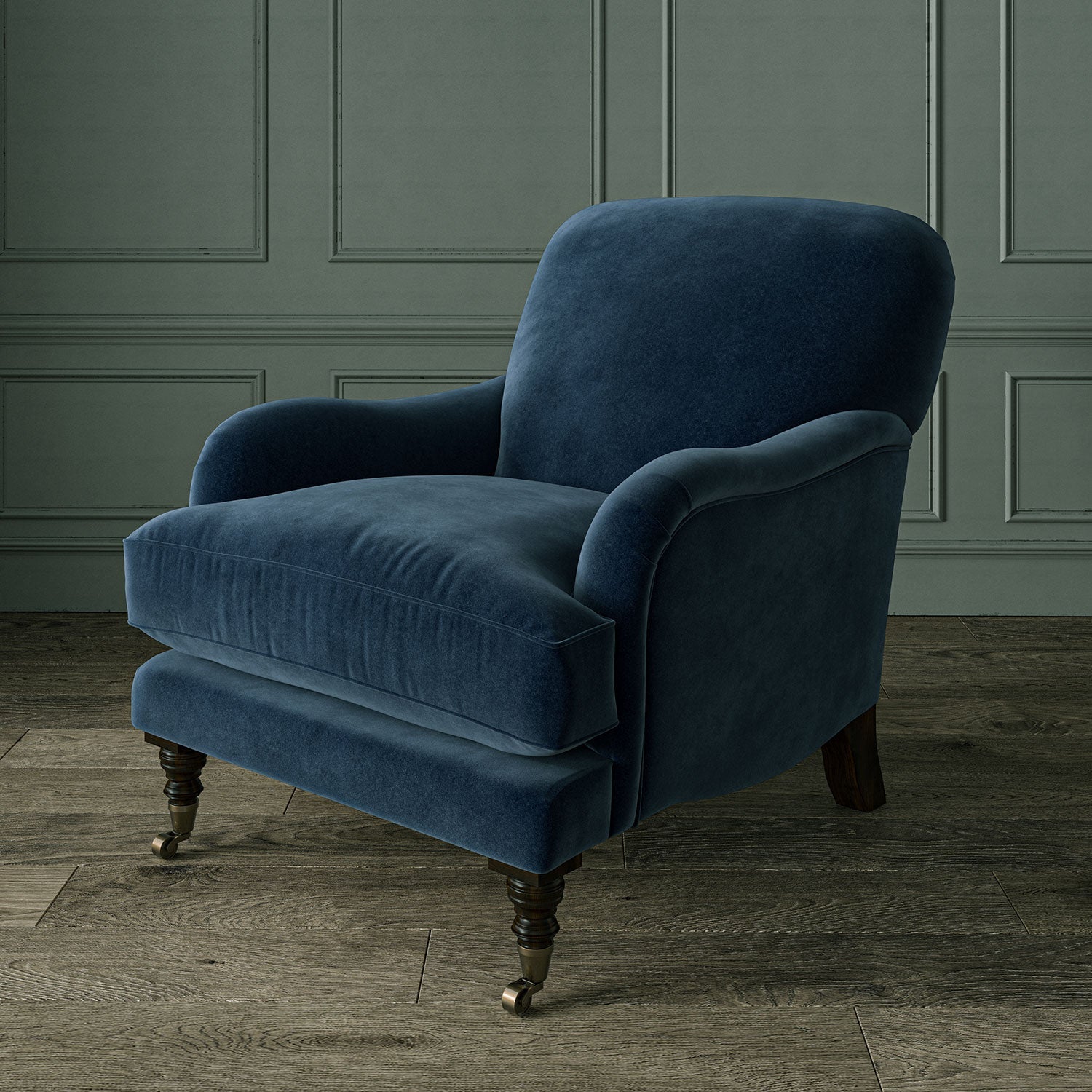 Linwood Omega Prussian CFR Made to Measure Curtains