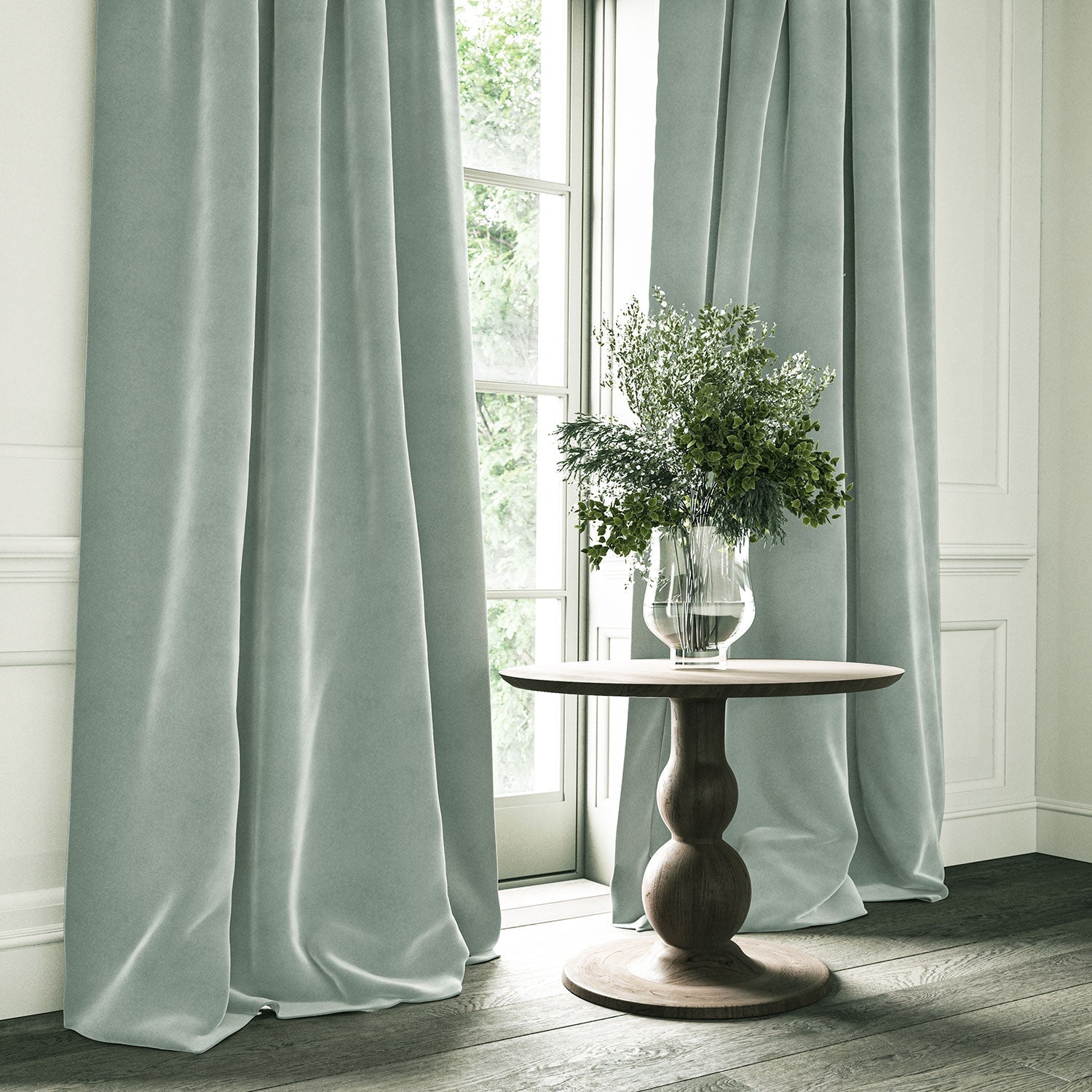 Linwood Omega Raindrop CFR Made to Measure Curtains