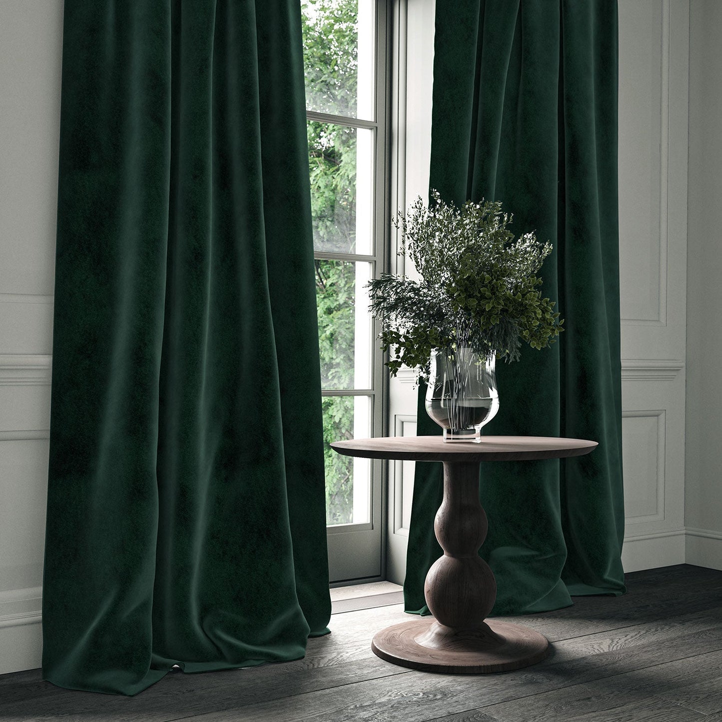 Linwood Omega Rainforest CFR Made to Measure Curtains