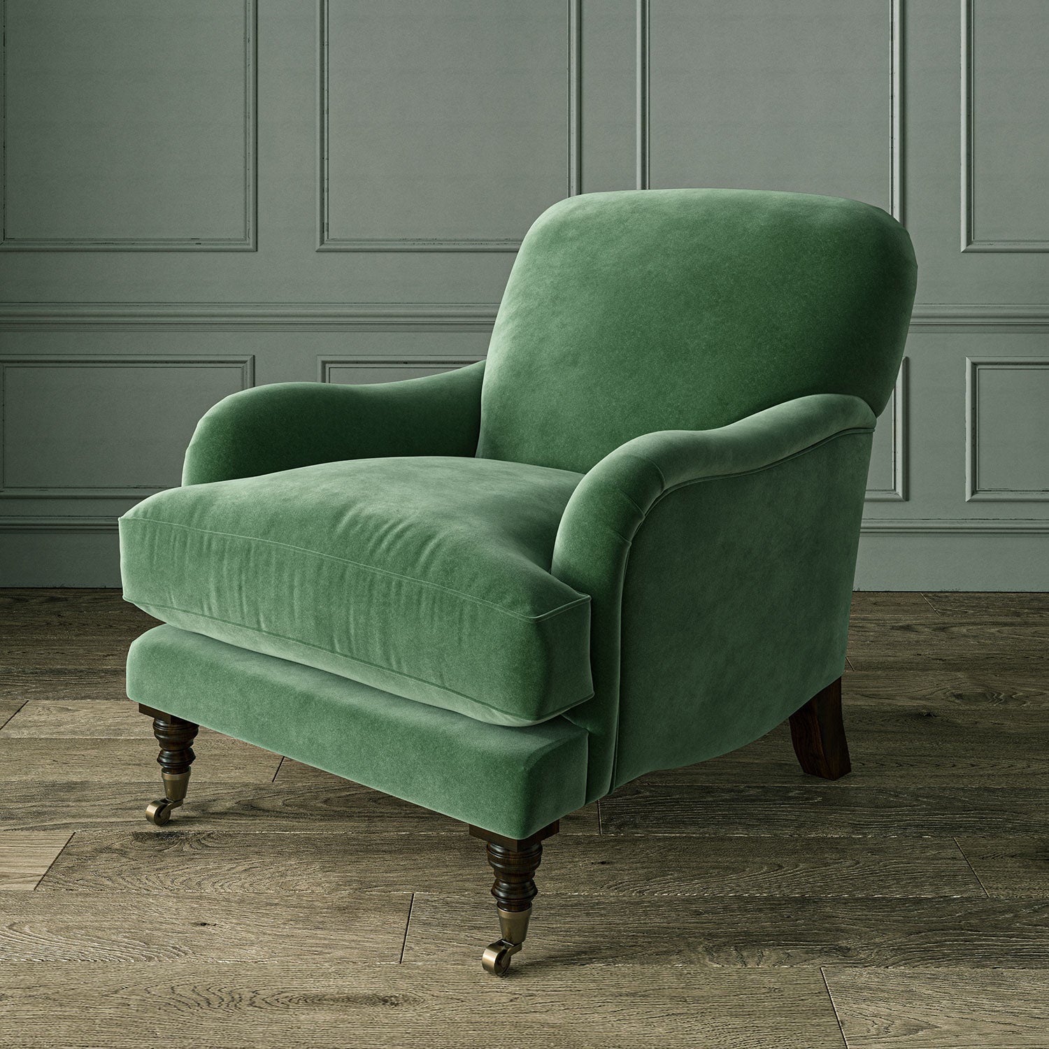 Linwood Omega Sea Green CFR Made to Measure Curtains