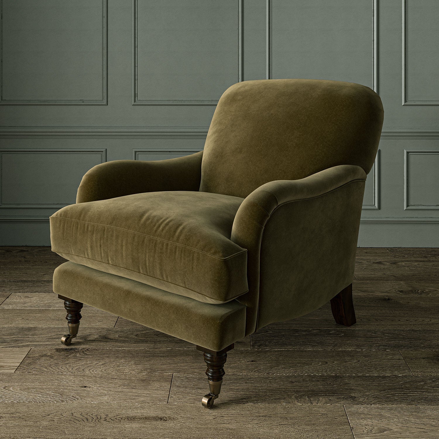 Linwood Omega Sepia CFR Made to Measure Curtains