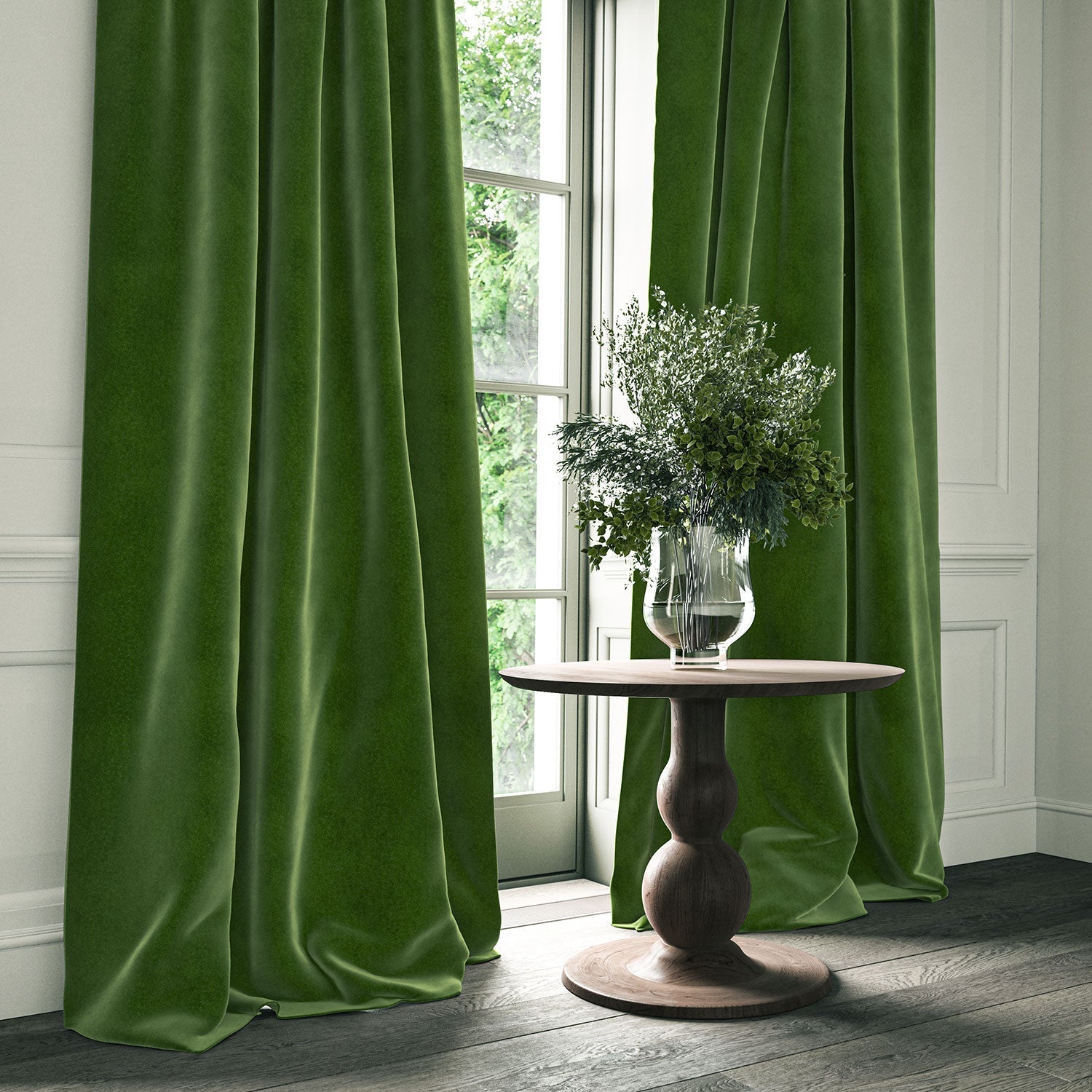 Linwood Omega Shamrock CFR Made to Measure Curtains