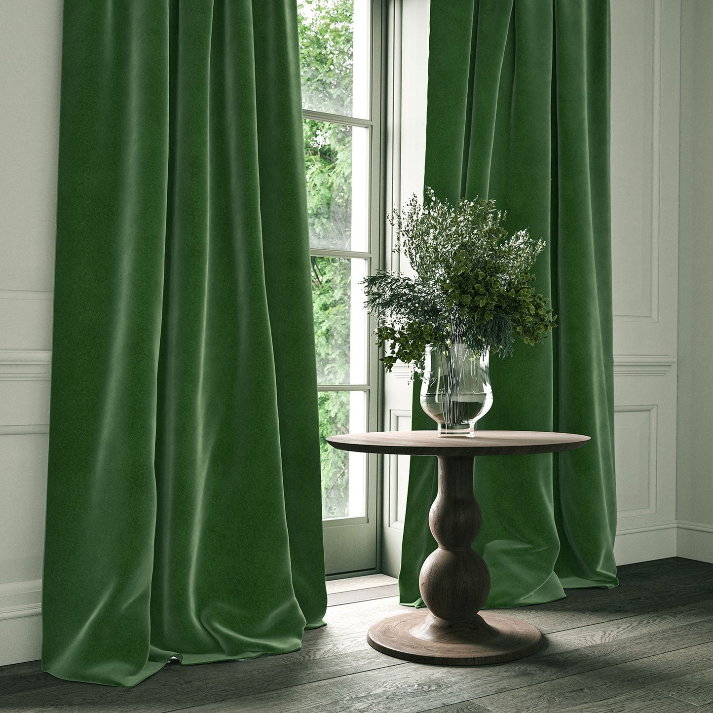 Linwood Omega Spruce CFR Made to Measure Curtains