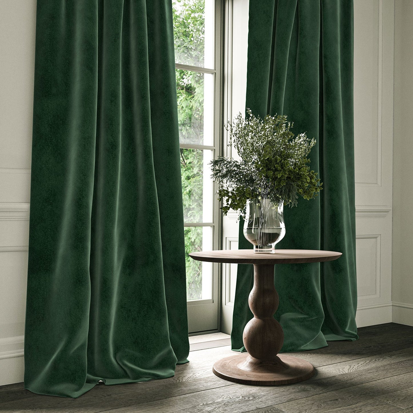 Linwood Omega Teal CFR Made to Measure Curtains