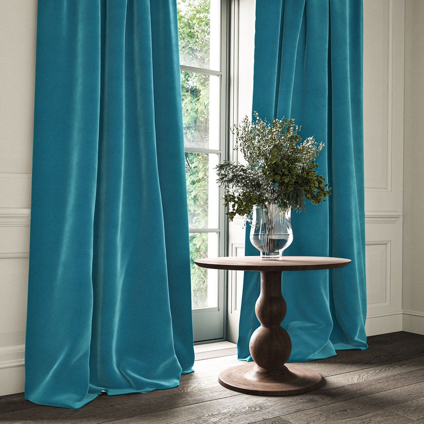 Linwood Omega Tropical CFR Made to Measure Curtains