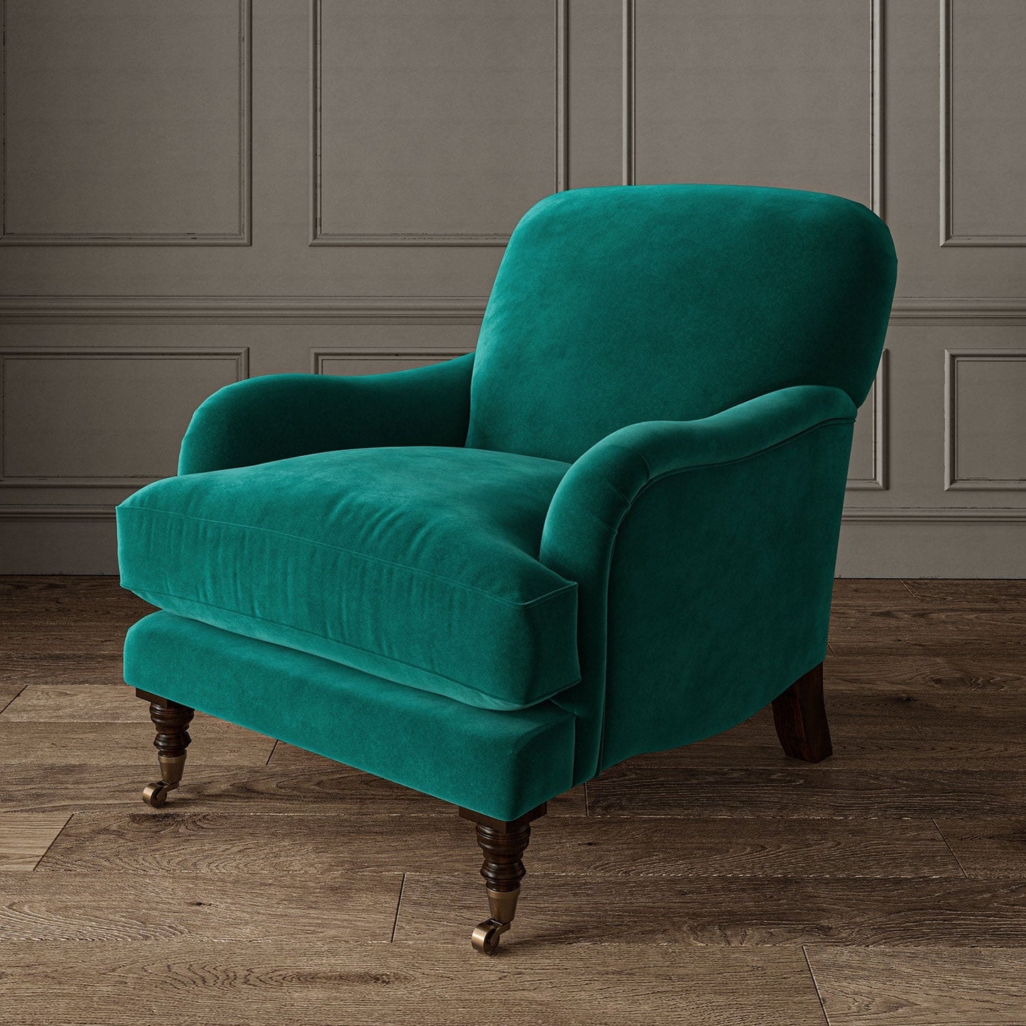 Linwood Omega Turquoise CFR Made to Measure Curtains