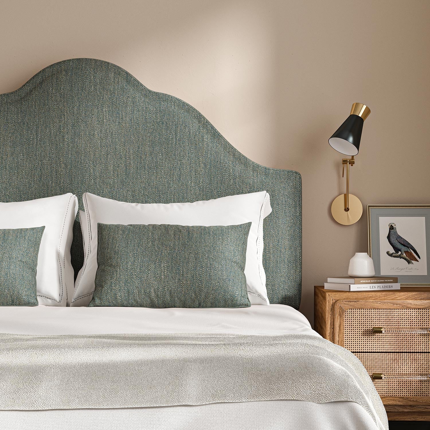 Linwood Orta Bluestone FR Made to Measure Curtains