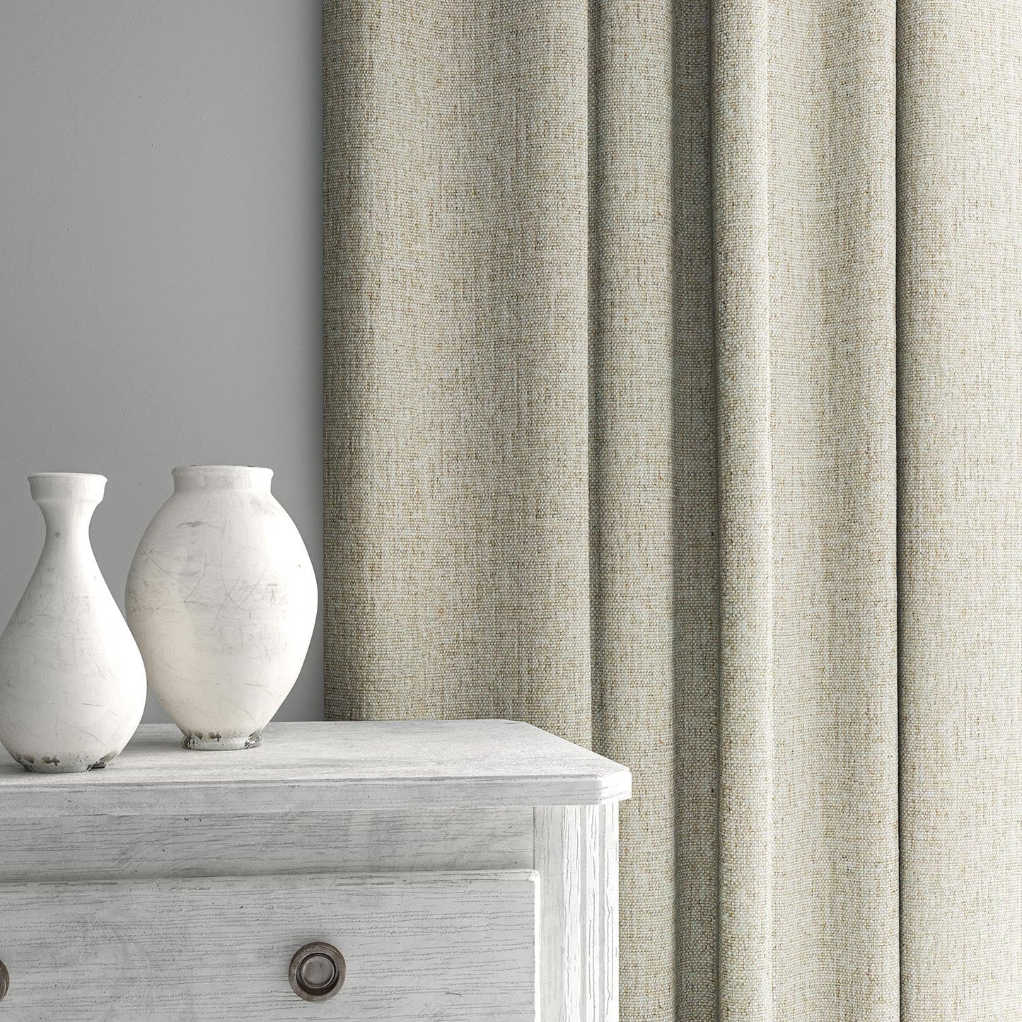 Linwood Orta Chalk FR Made to Measure Curtains