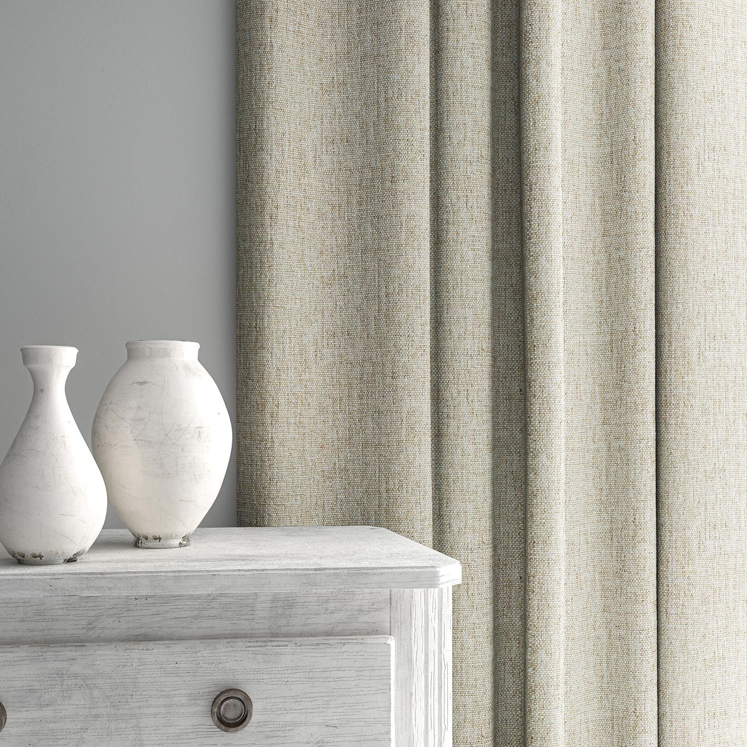 Linwood Orta Chalk FR Made to Measure Curtains