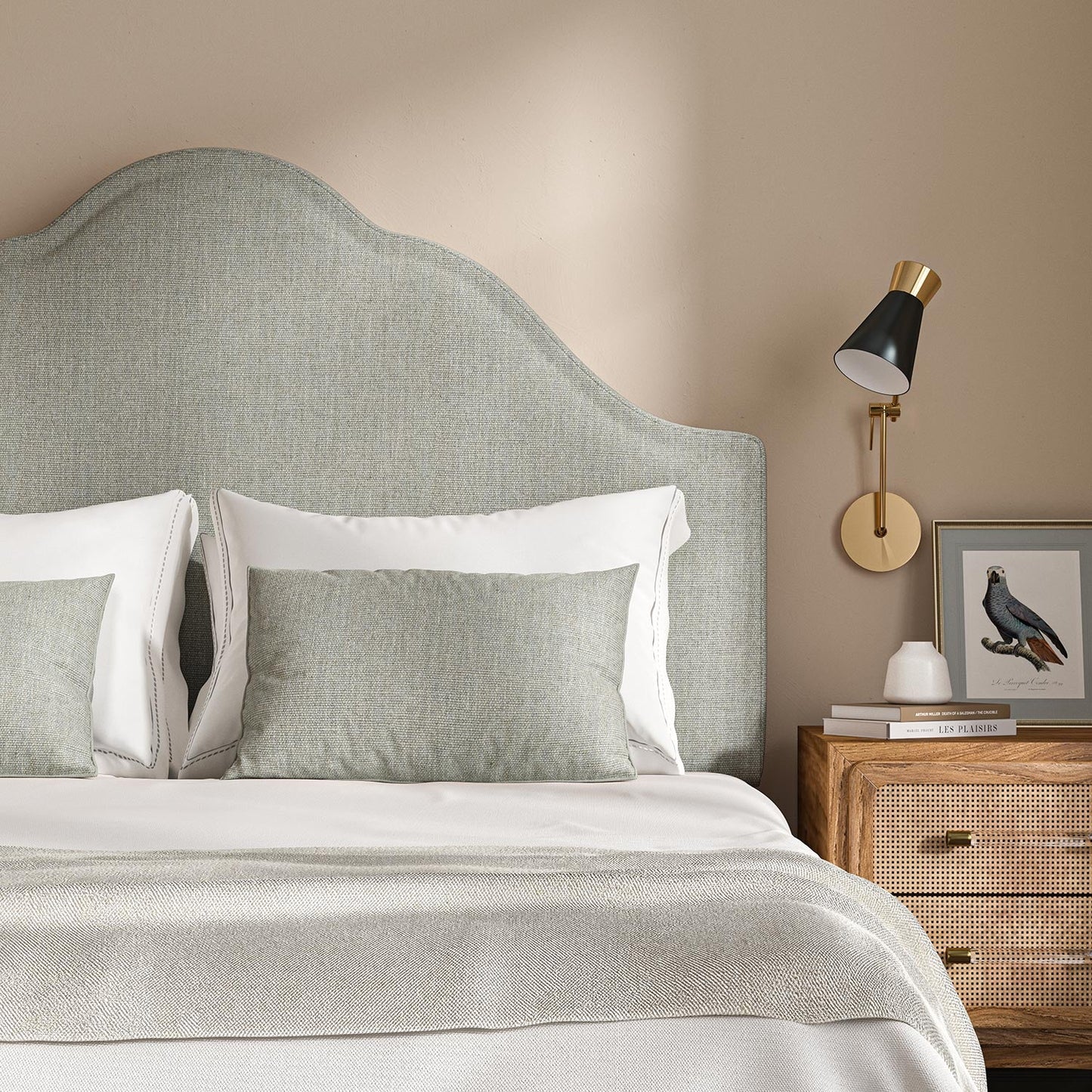 Linwood Orta Dove FR Made to Measure Curtains