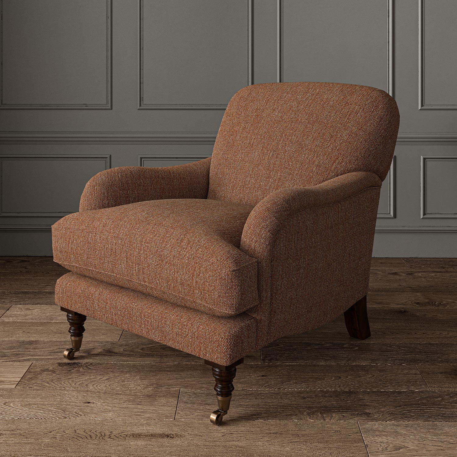 Linwood Orta Red Ochre FR Made to Measure Curtains