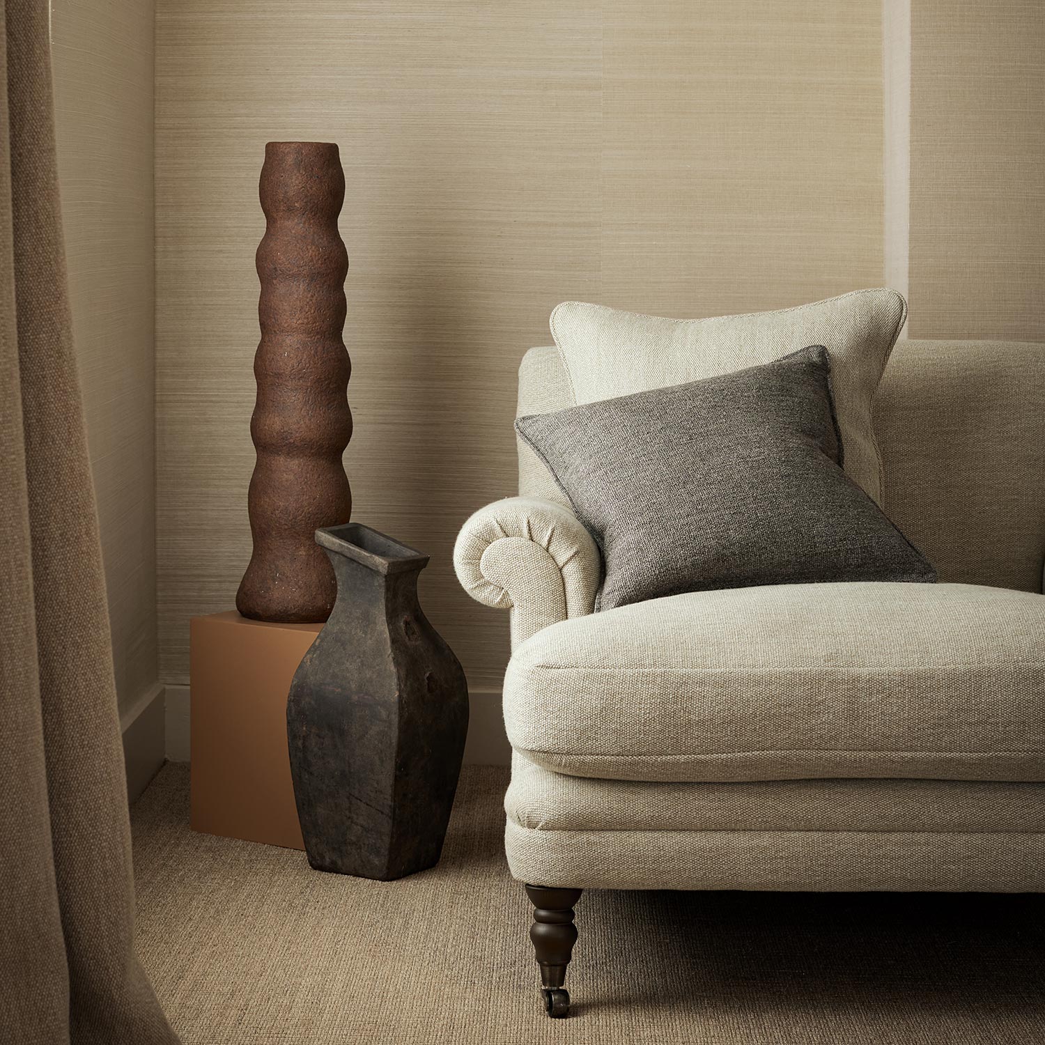 Linwood Orta Linen FR Made to Measure Curtains
