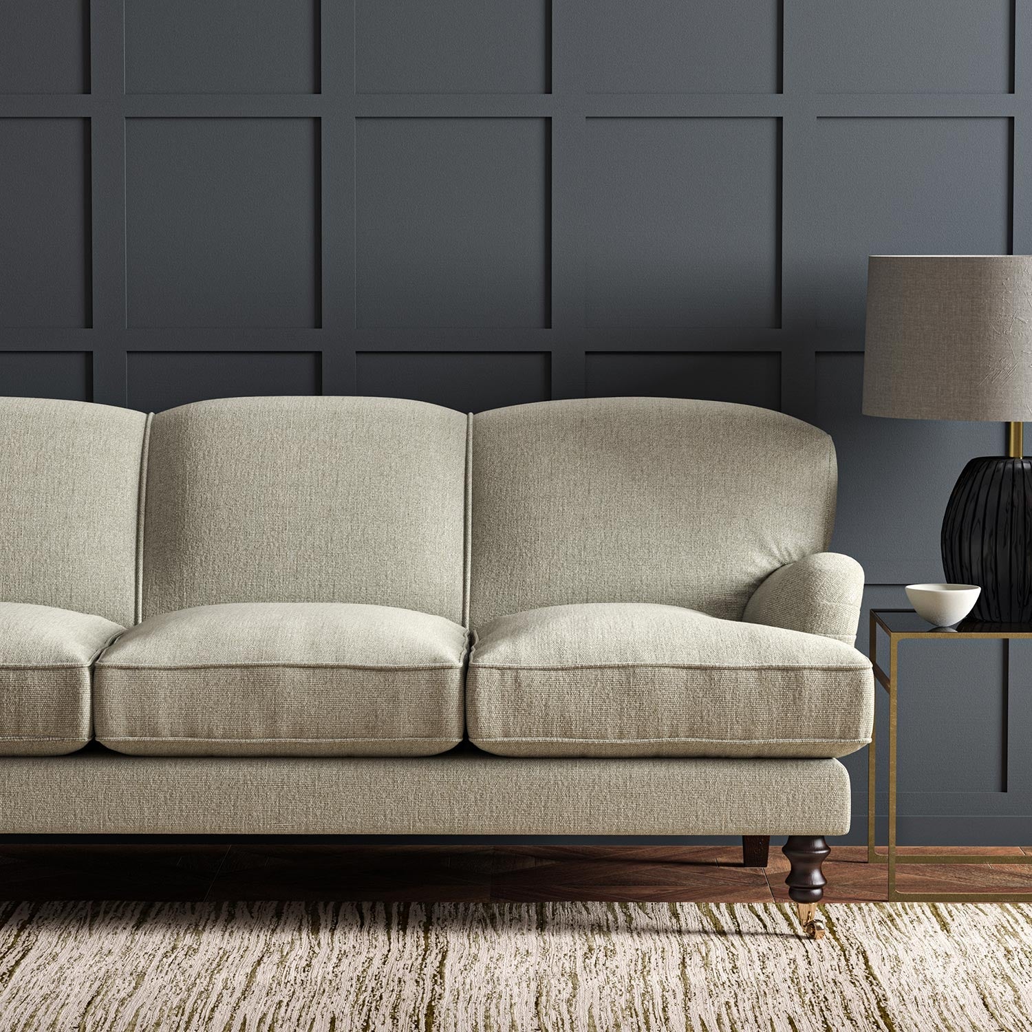 Linwood Orta Stone FR Made to Measure Curtains