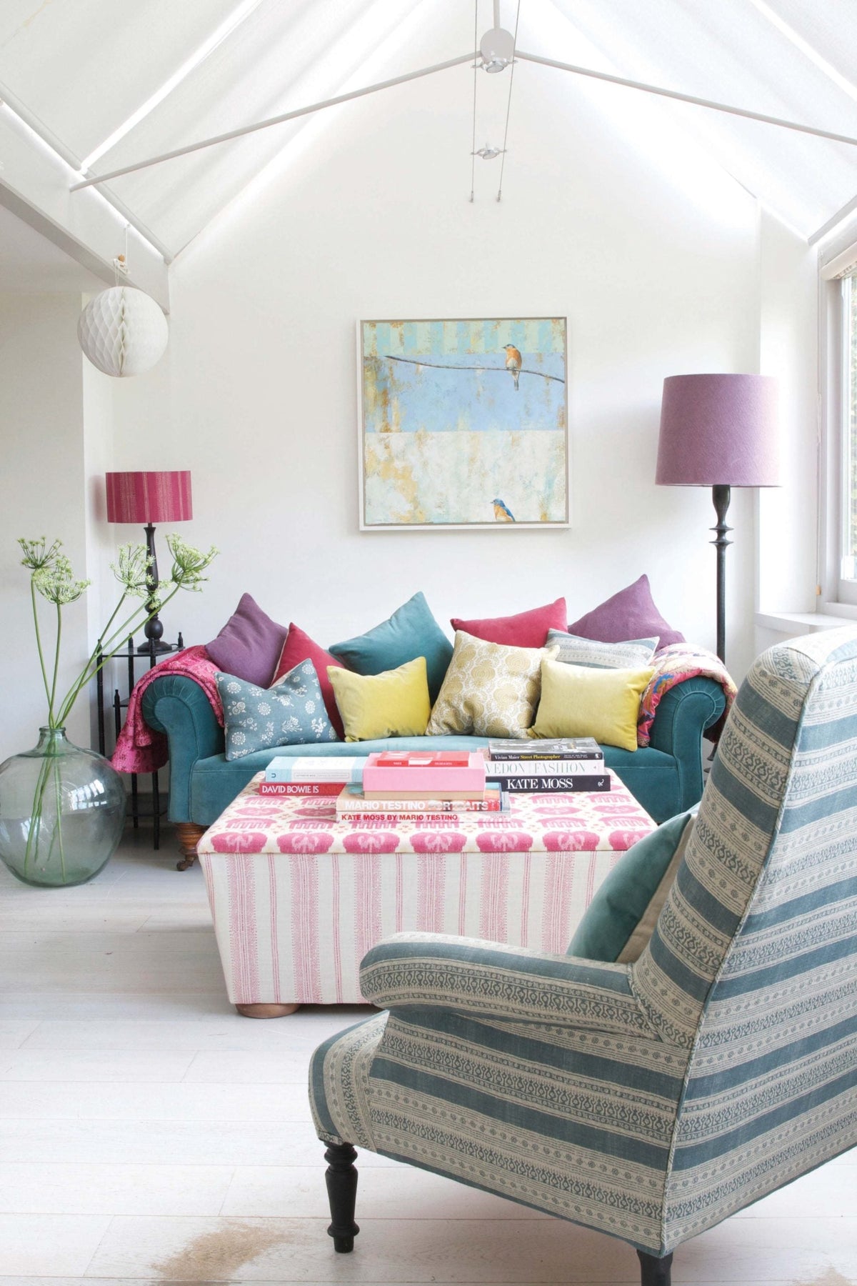 Kate Forman Anoushka Teal Made to Measure Curtains – image 4