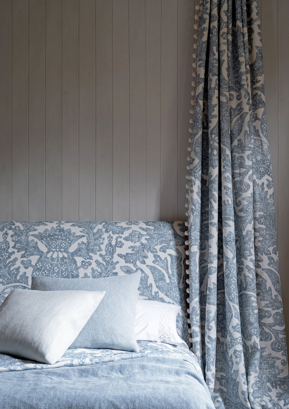 Lewis & Wood Pomegranate Fresco Sky Made to Measure Curtains – lifestyle photograph