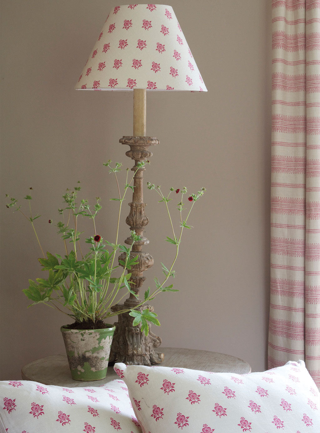 Kate Forman Neisha Pink Made to Measure Roman Blinds – image 3