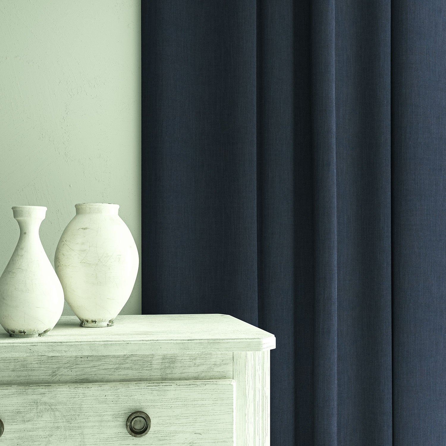 Linwood Pluto Blueberry FR Made to Measure Curtains