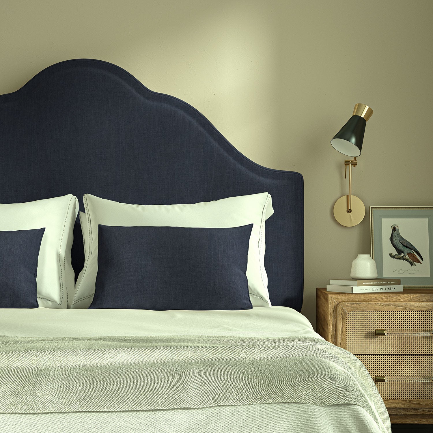 Linwood Pluto Blueberry FR Made to Measure Curtains