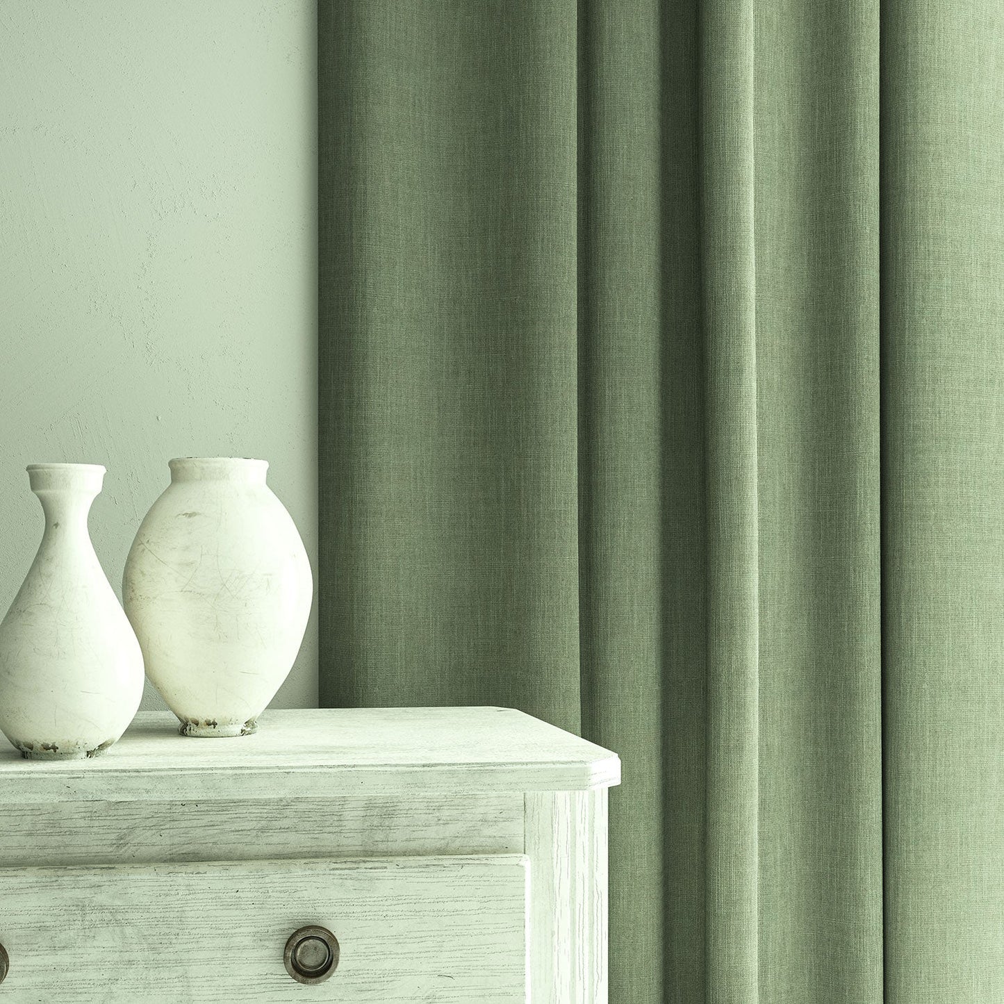 Linwood Pluto Bluestone FR Made to Measure Curtains