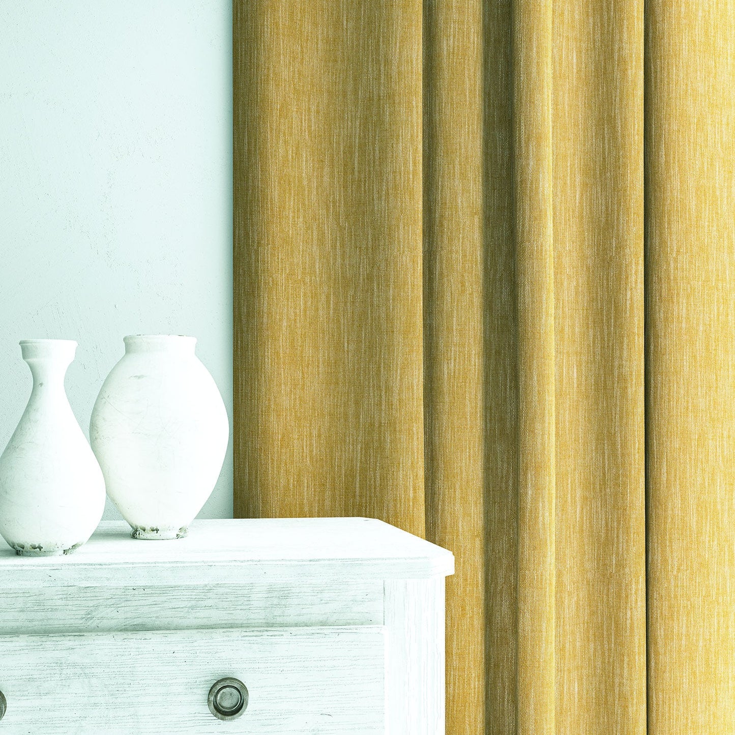 Linwood Pluto Butterscotch FR Made to Measure Curtains