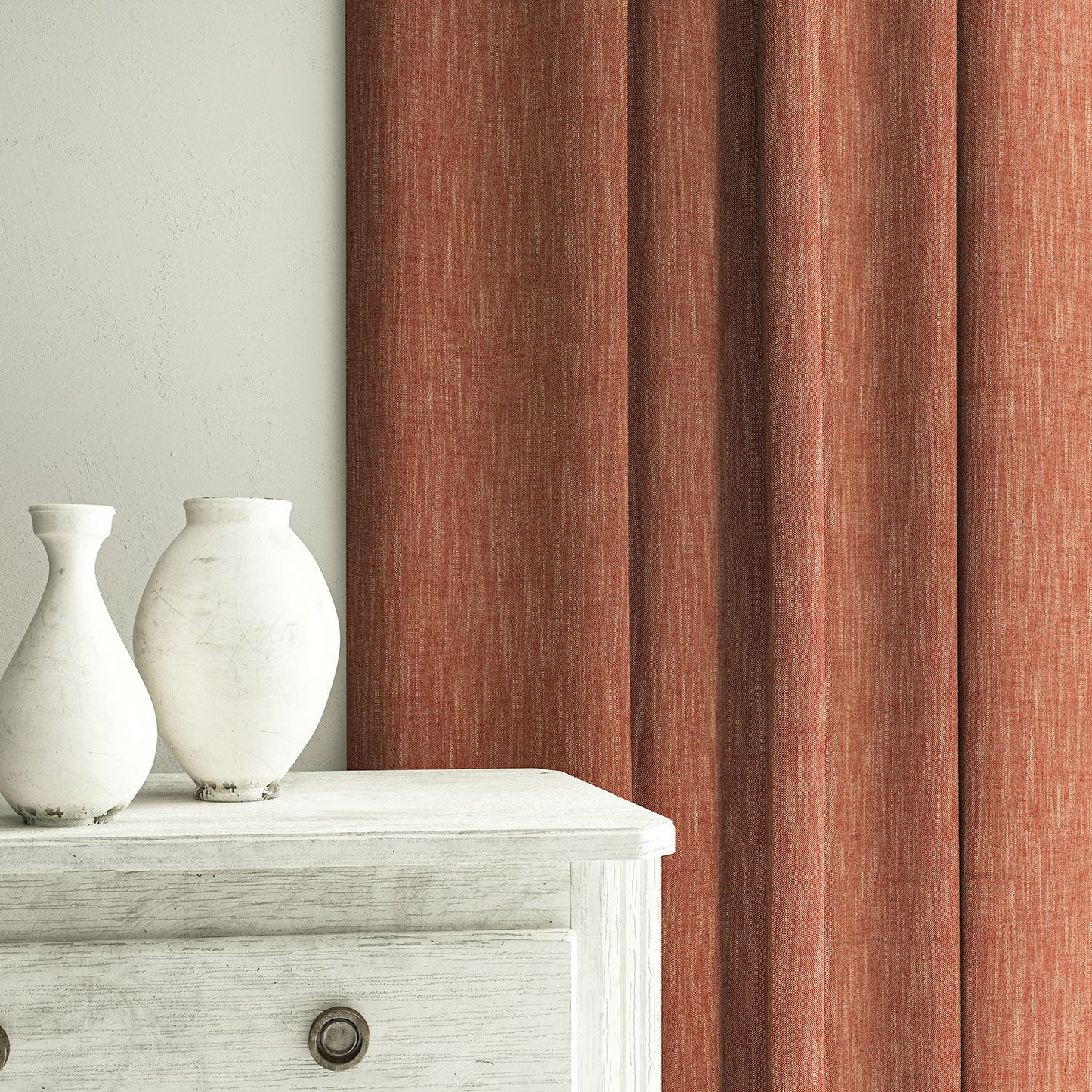 Linwood Pluto Carmine FR Made to Measure Curtains