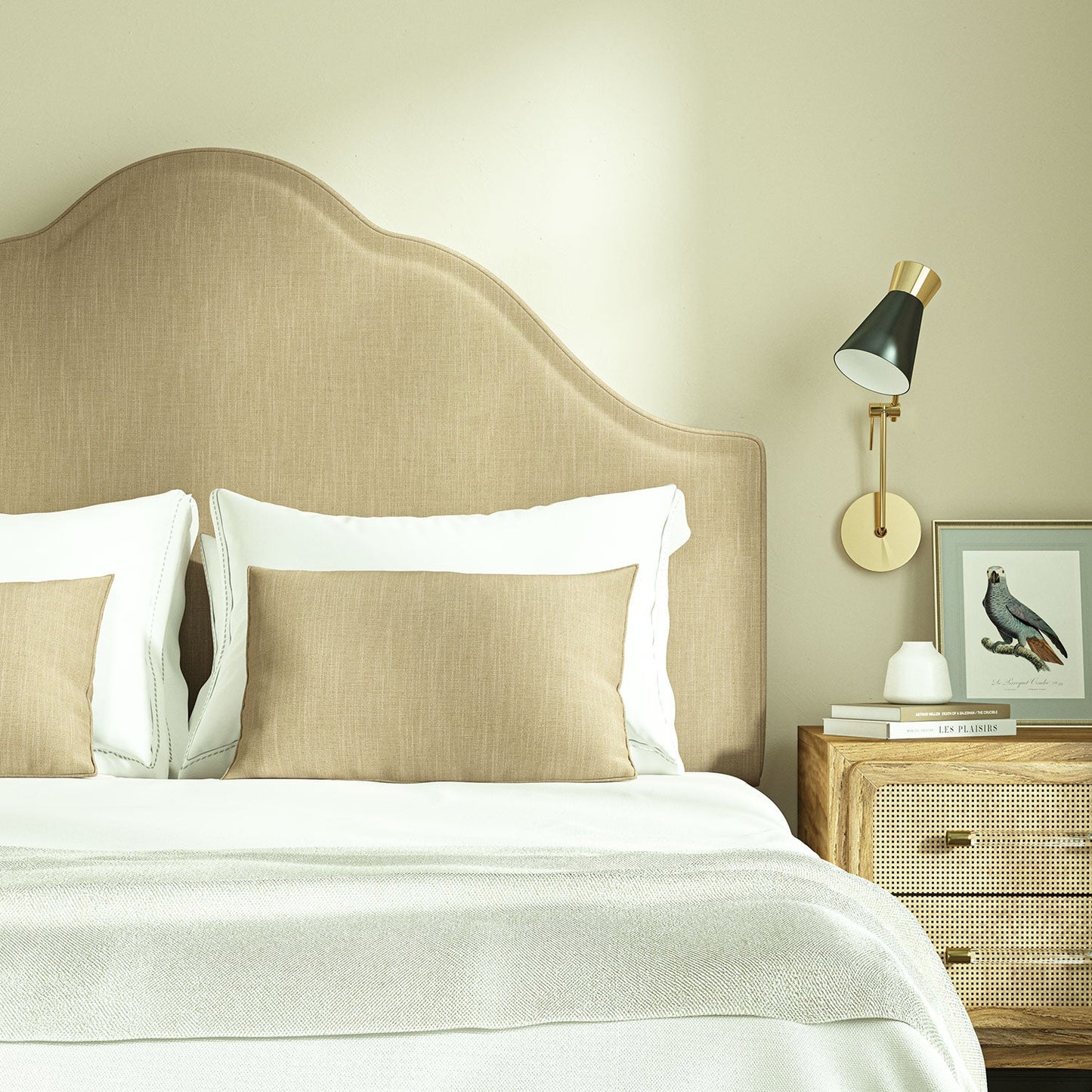 Linwood Pluto Cashew FR Made to Measure Curtains