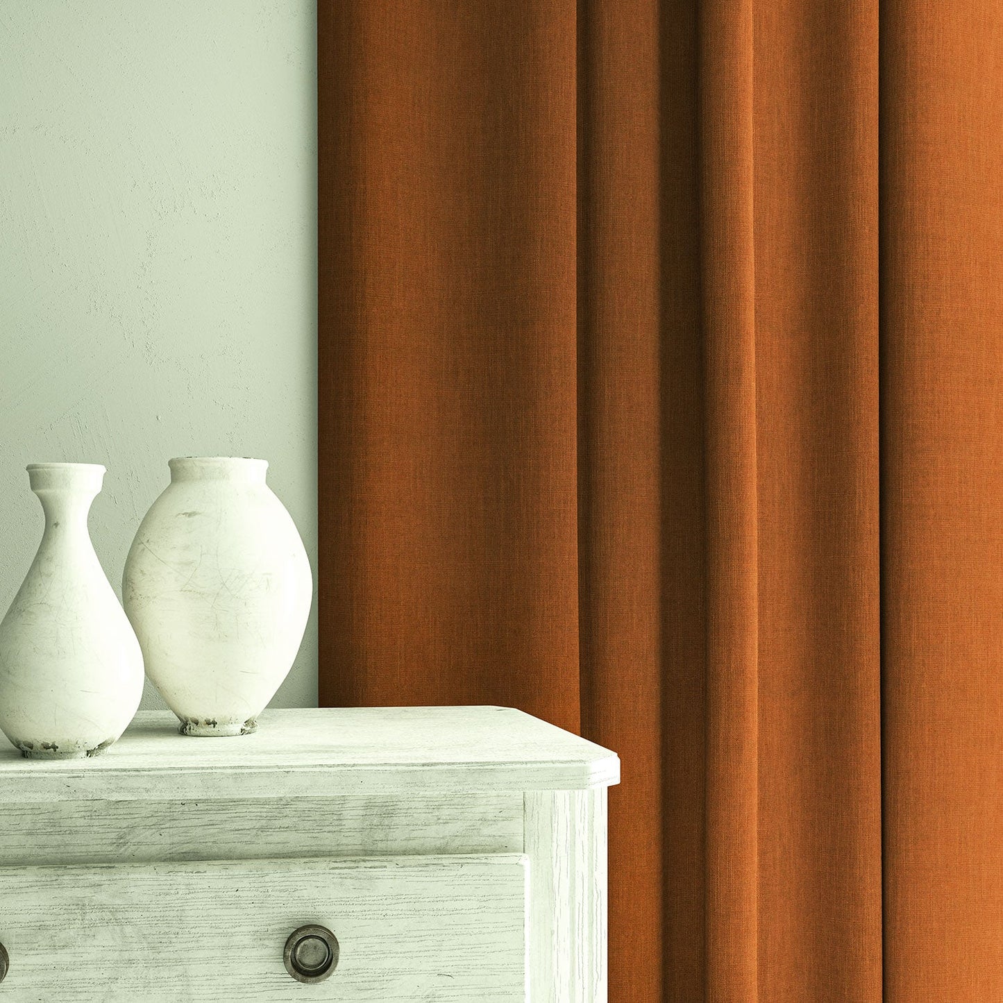 Linwood Pluto Cinnabar FR Made to Measure Curtains