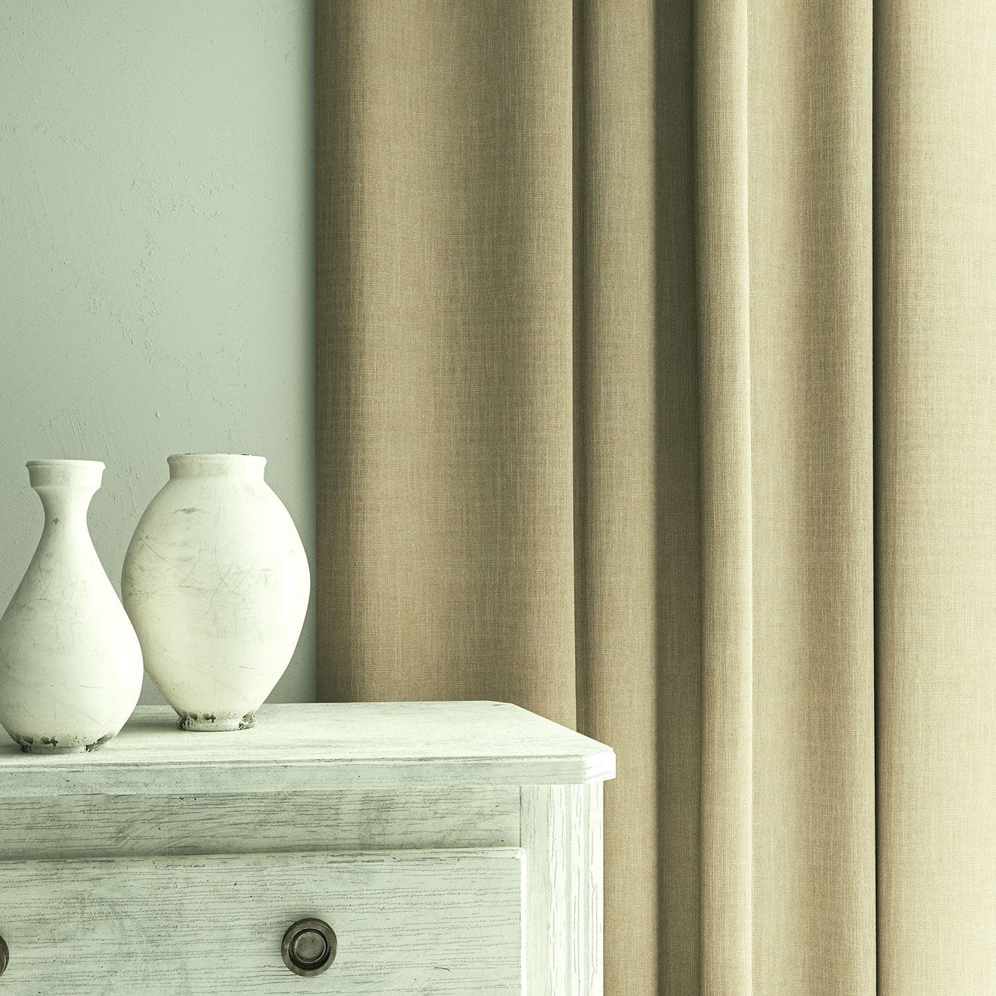 Linwood Pluto Clay FR Made to Measure Curtains