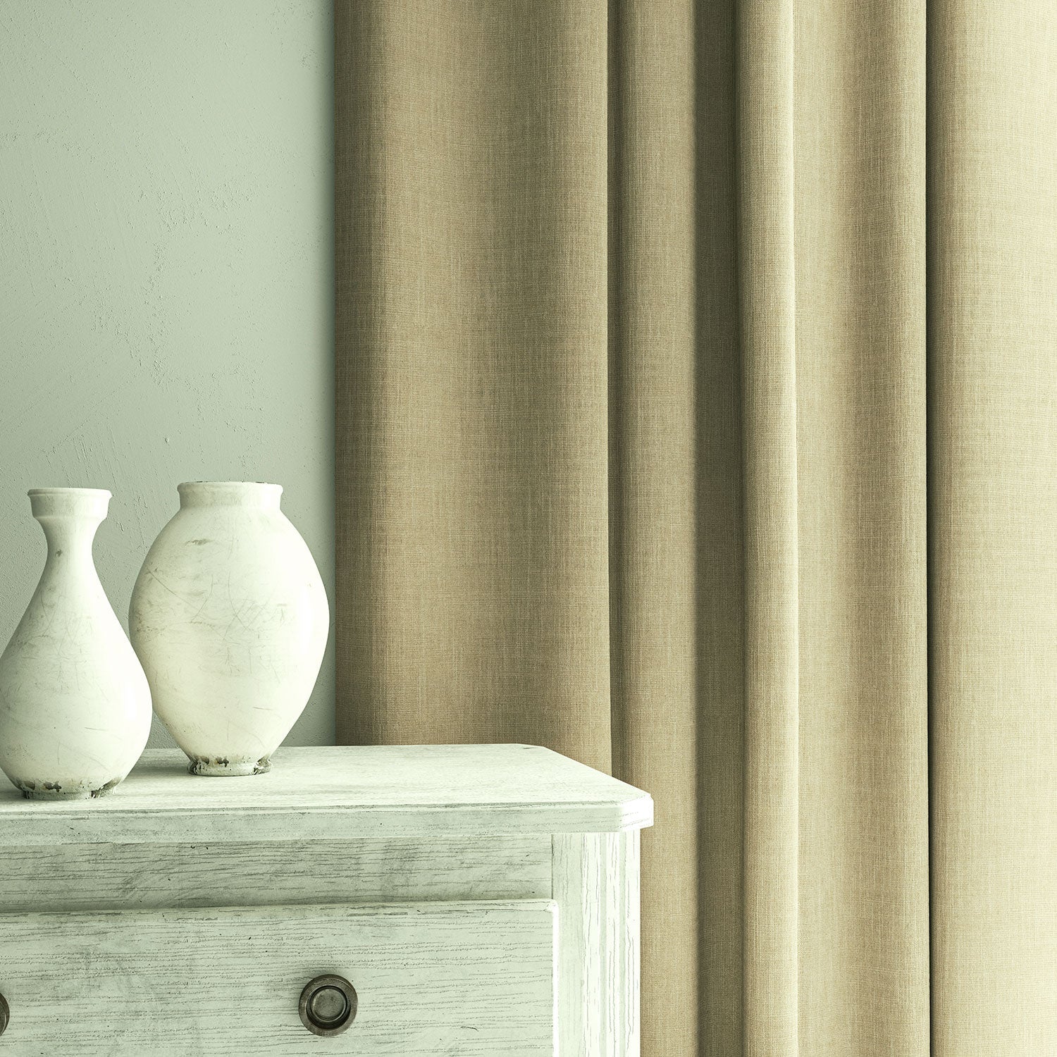 Linwood Pluto Clay FR Made to Measure Curtains