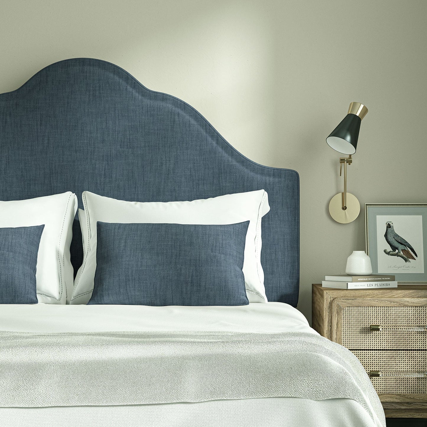 Linwood Pluto Cobalt FR Made to Measure Curtains