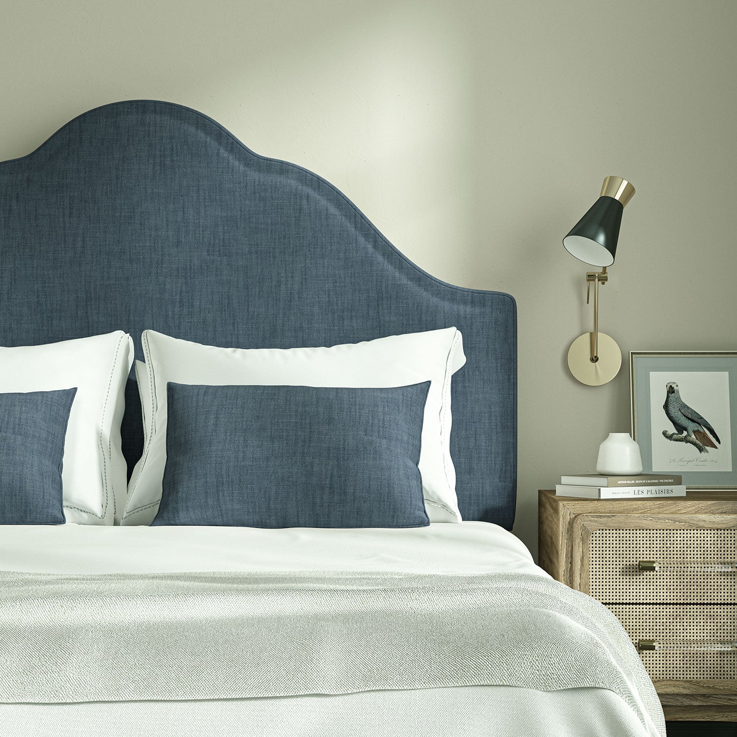 Linwood Pluto Cobalt FR Made to Measure Curtains