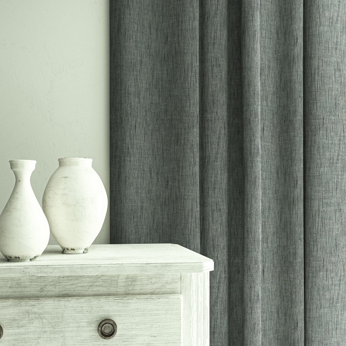 Linwood Pluto Denim FR Made to Measure Curtains
