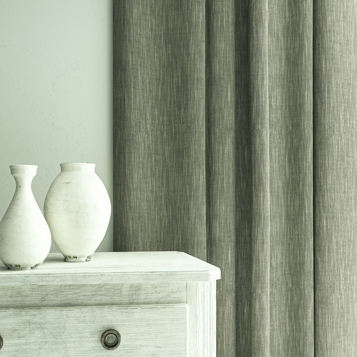 Linwood Pluto Dove FR Made to Measure Curtains