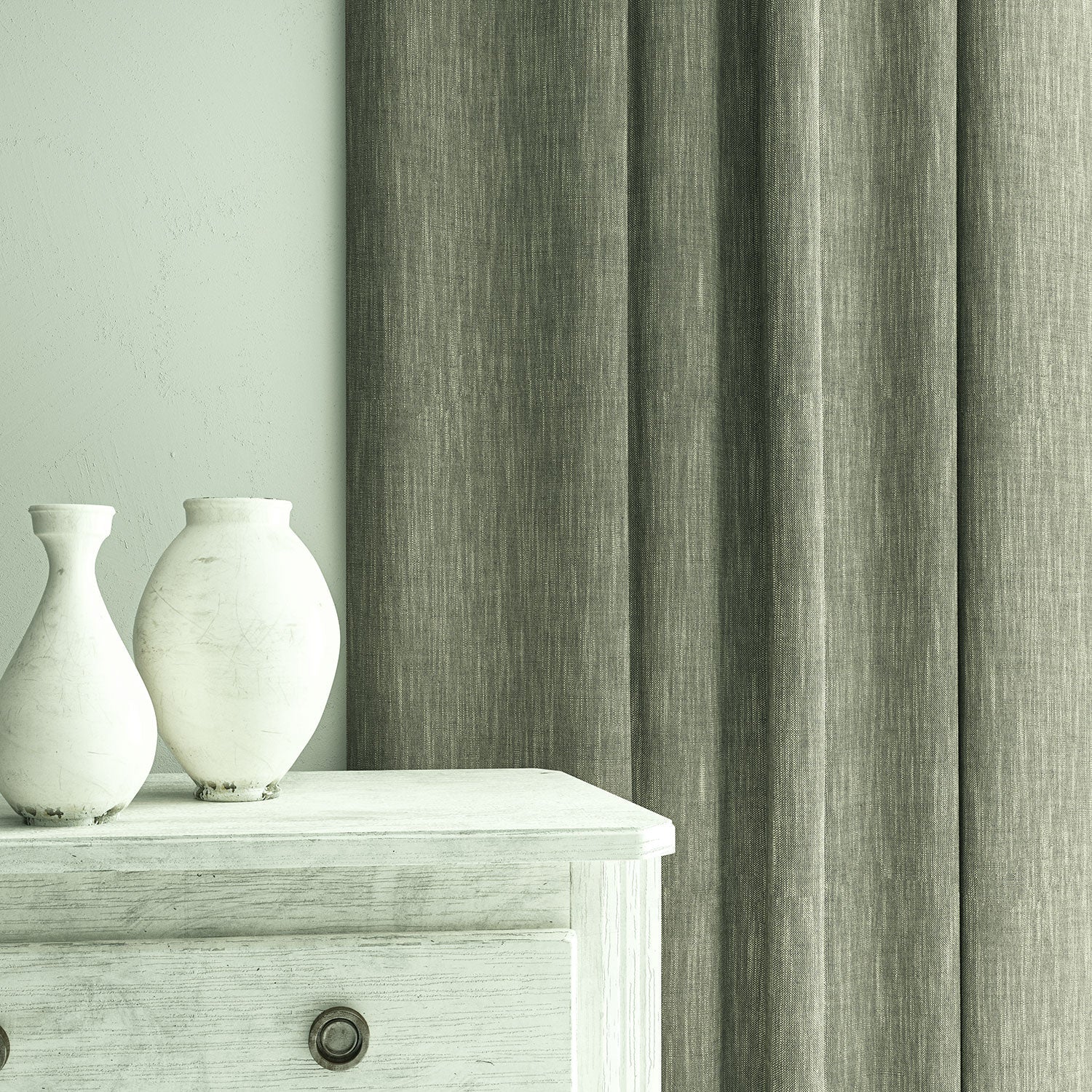 Linwood Pluto Dove FR Made to Measure Curtains