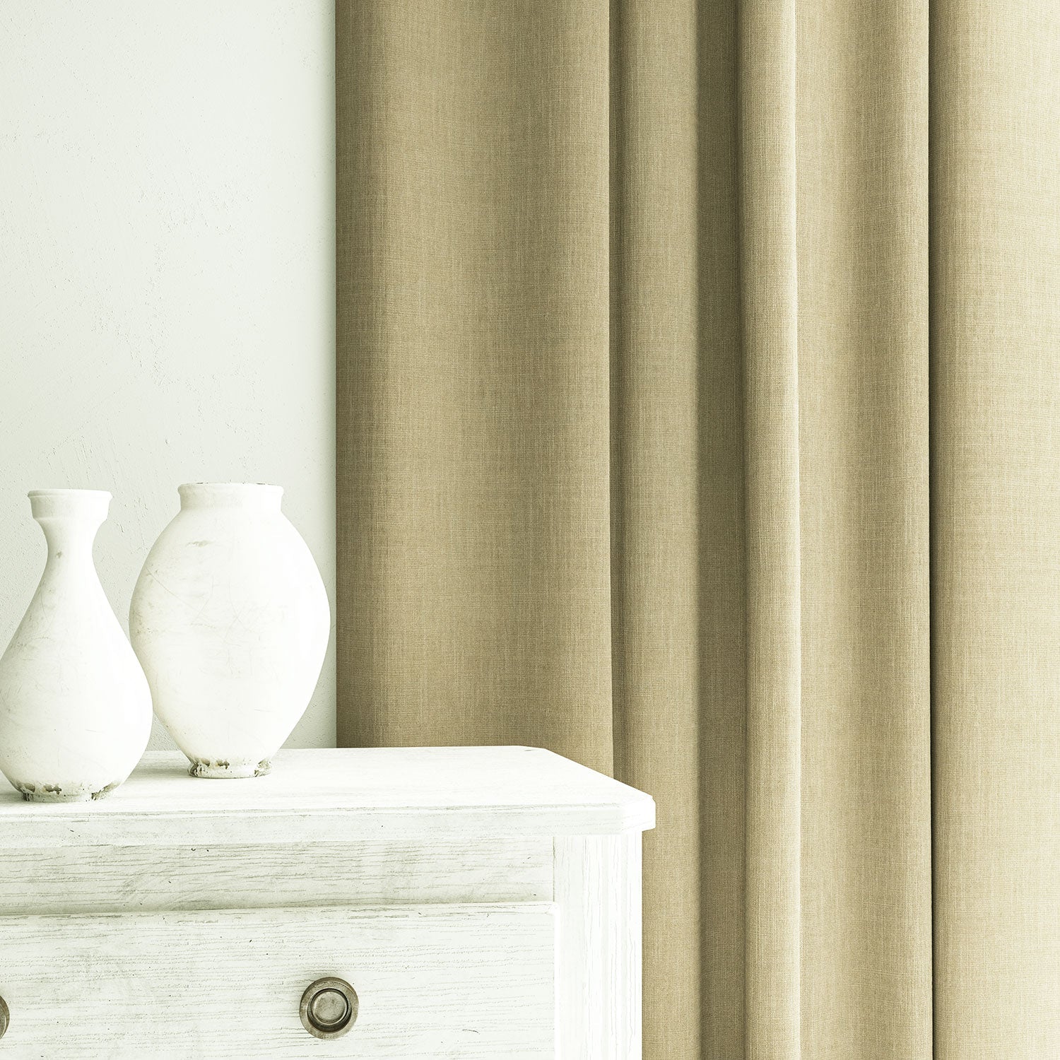 Linwood Pluto Dune FR Made to Measure Curtains