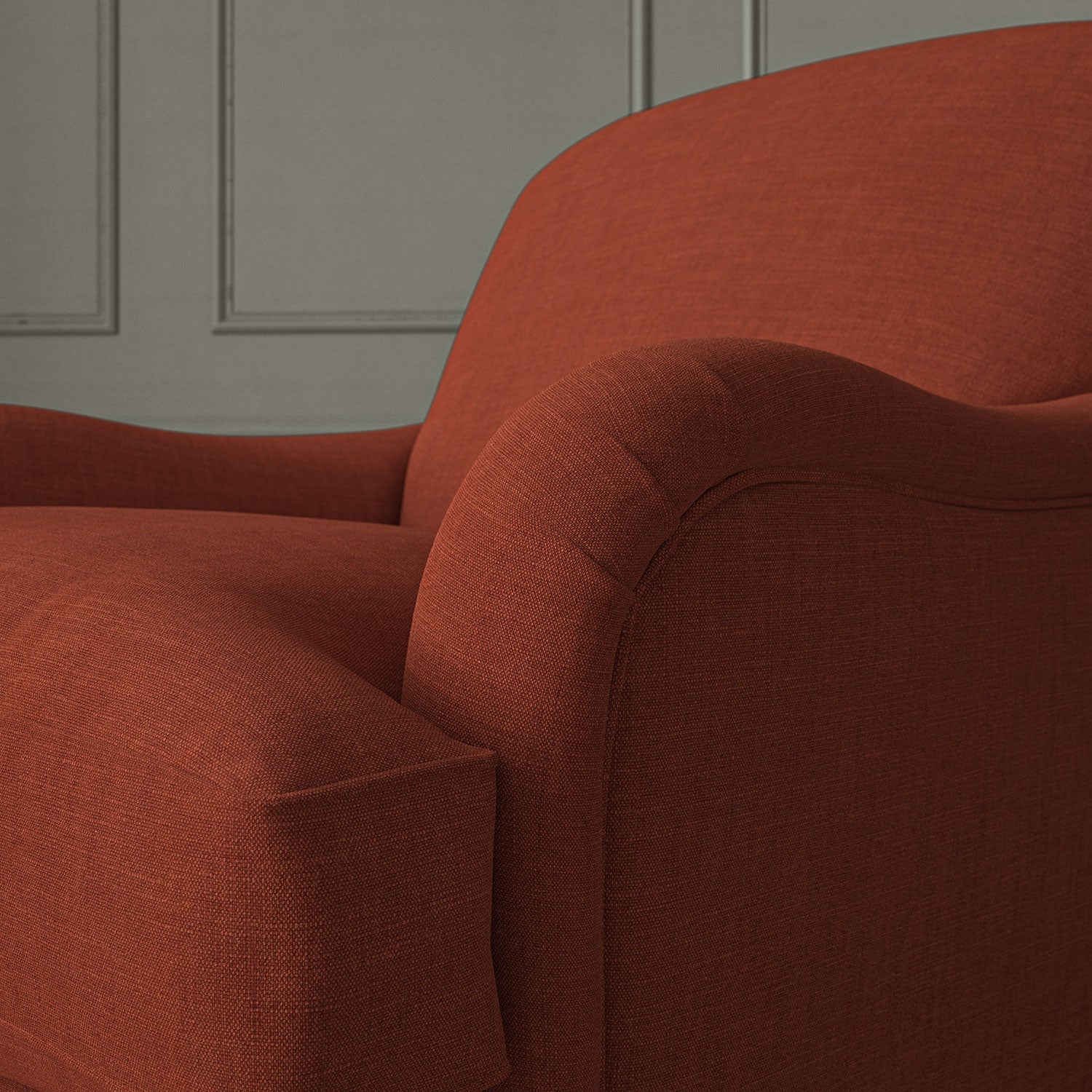 Linwood Pluto Firebrick FR Made to Measure Curtains