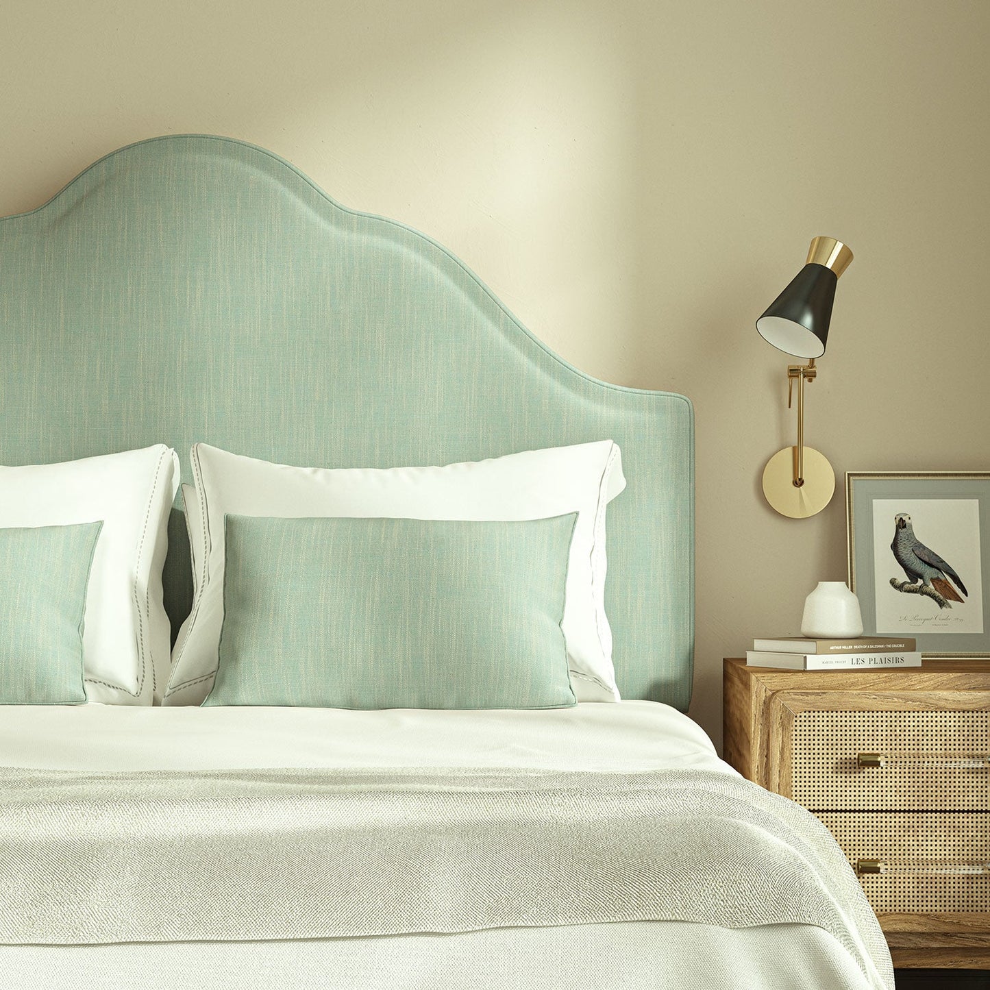 Linwood Pluto Ice Blue FR Made to Measure Curtains