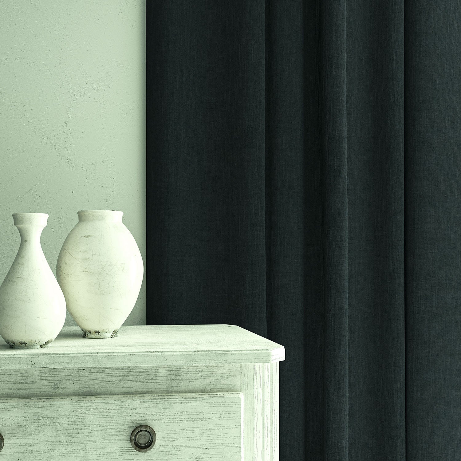 Linwood Pluto Indigo FR Made to Measure Curtains