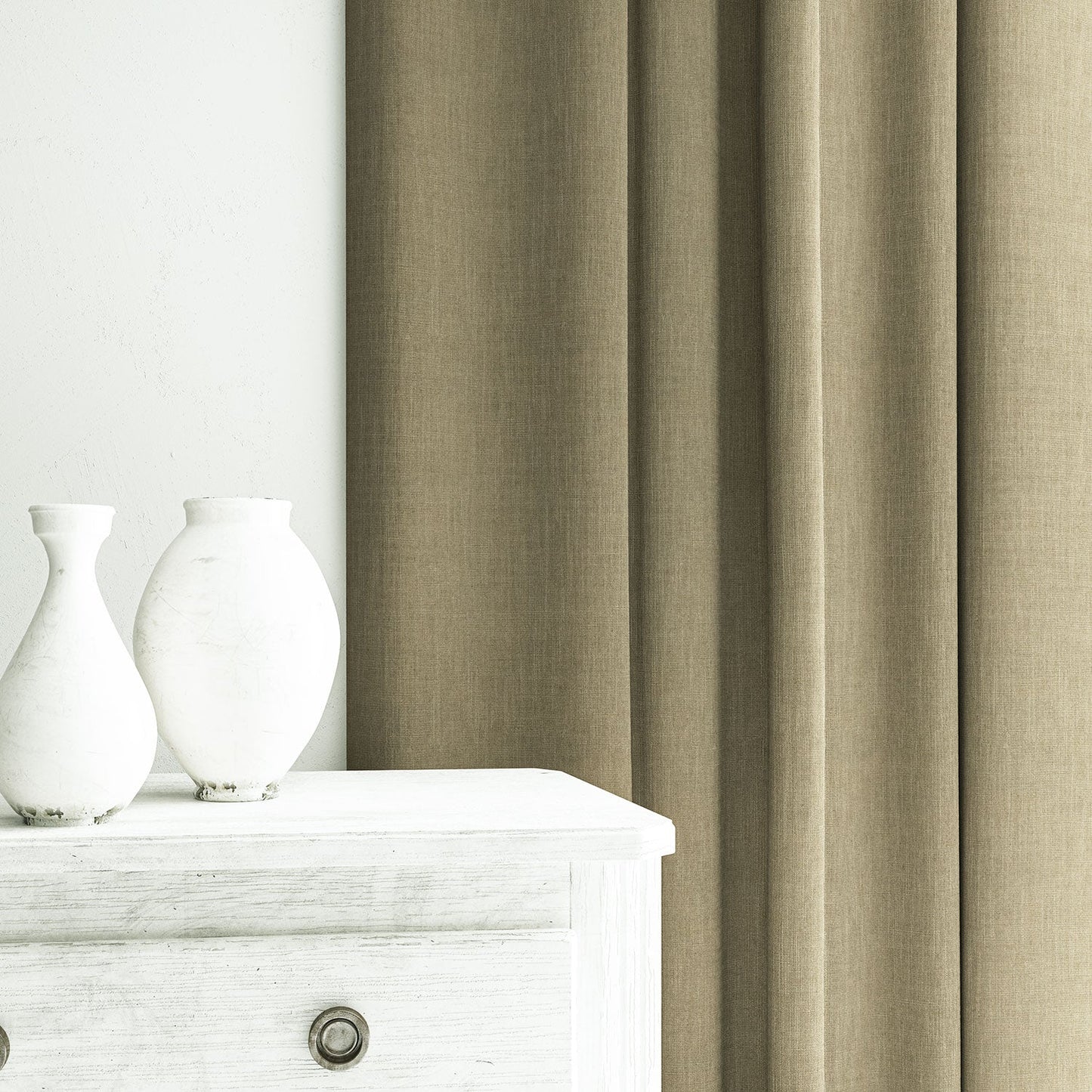 Linwood Pluto Hessian FR Made to Measure Curtains